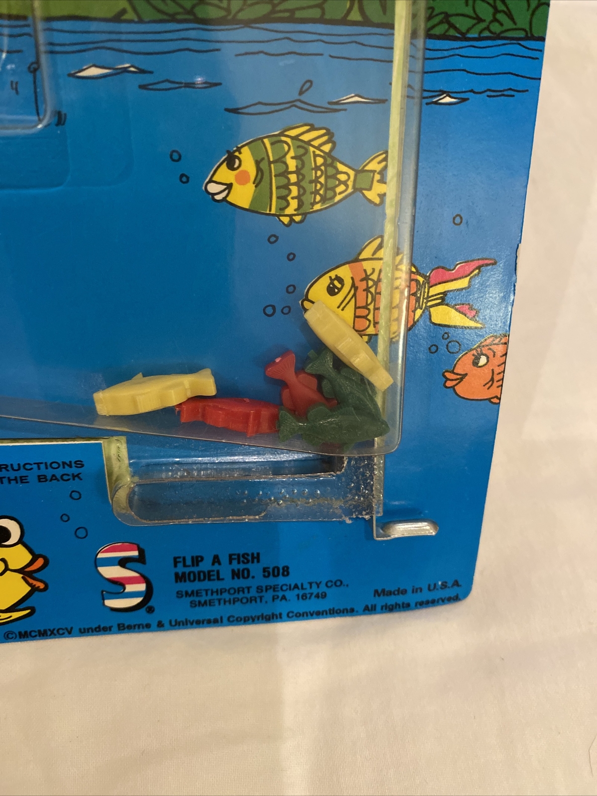 Rare HTF Vtg 1981 Smethport Specialty Co. Flip-a-Fish Game #508