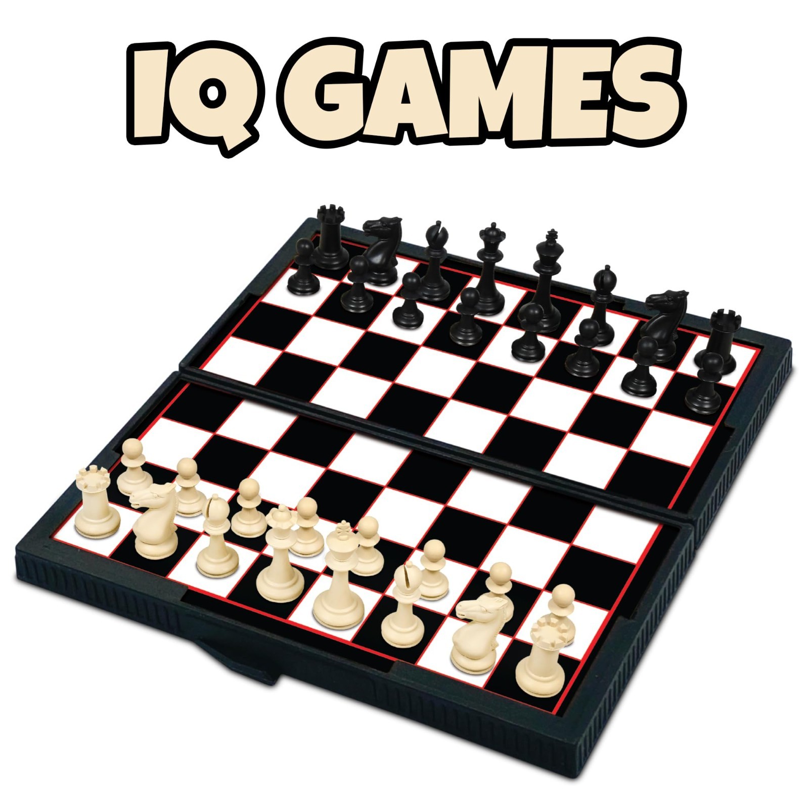 Magnetic Travel Games for Kids – 12 Retro Compact Board Games, Perfect for Road