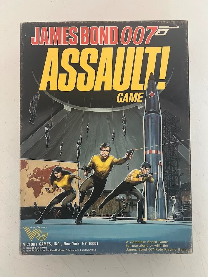 James Bond 007 Assault Game 1986 Victory Games – MOSTLY UNPUNCHED