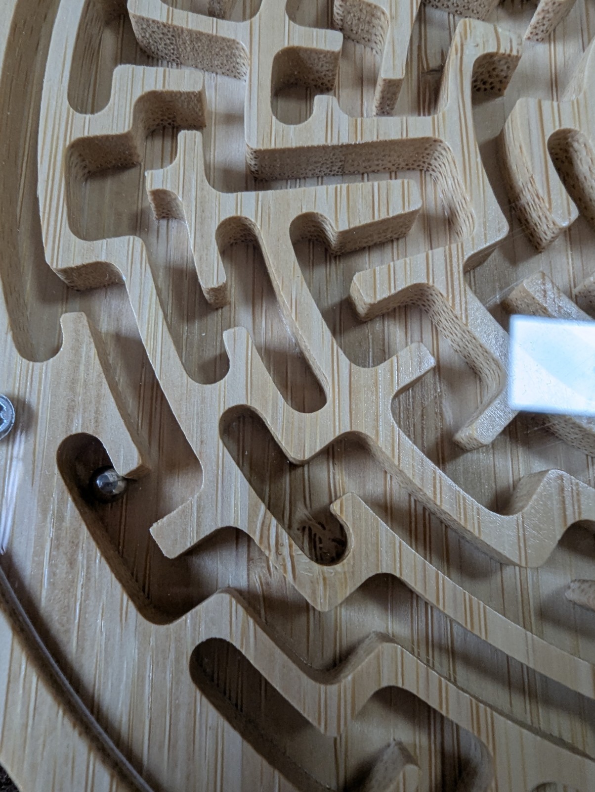 Round Wooden Labyrinth Board Game – Marble Maze for Education and Fun For All