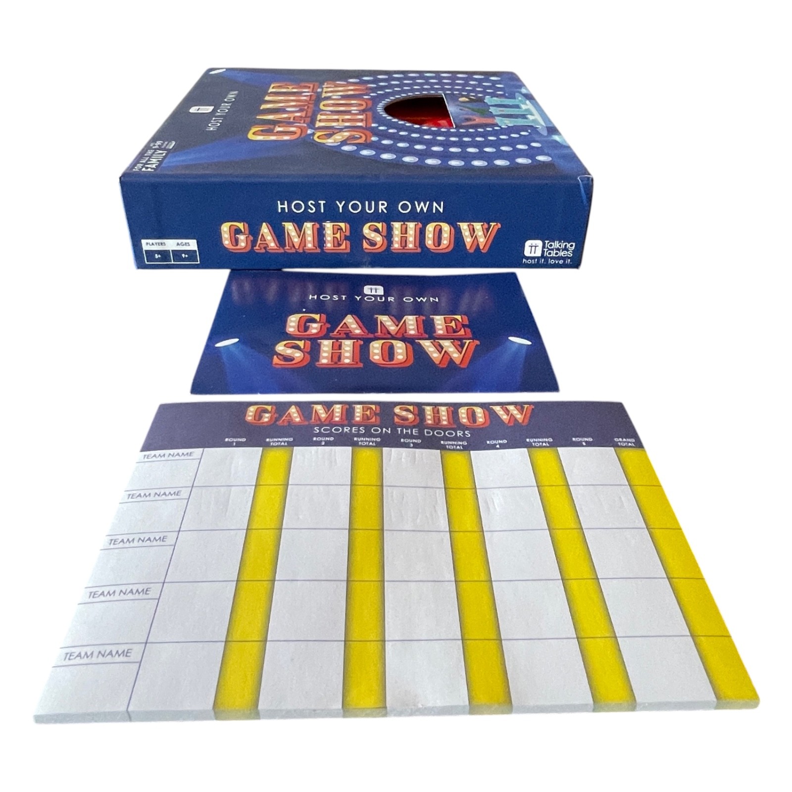 Host Your Own Game Show Party Game w/ Buzzer Family Trivia Kids Adults Complete