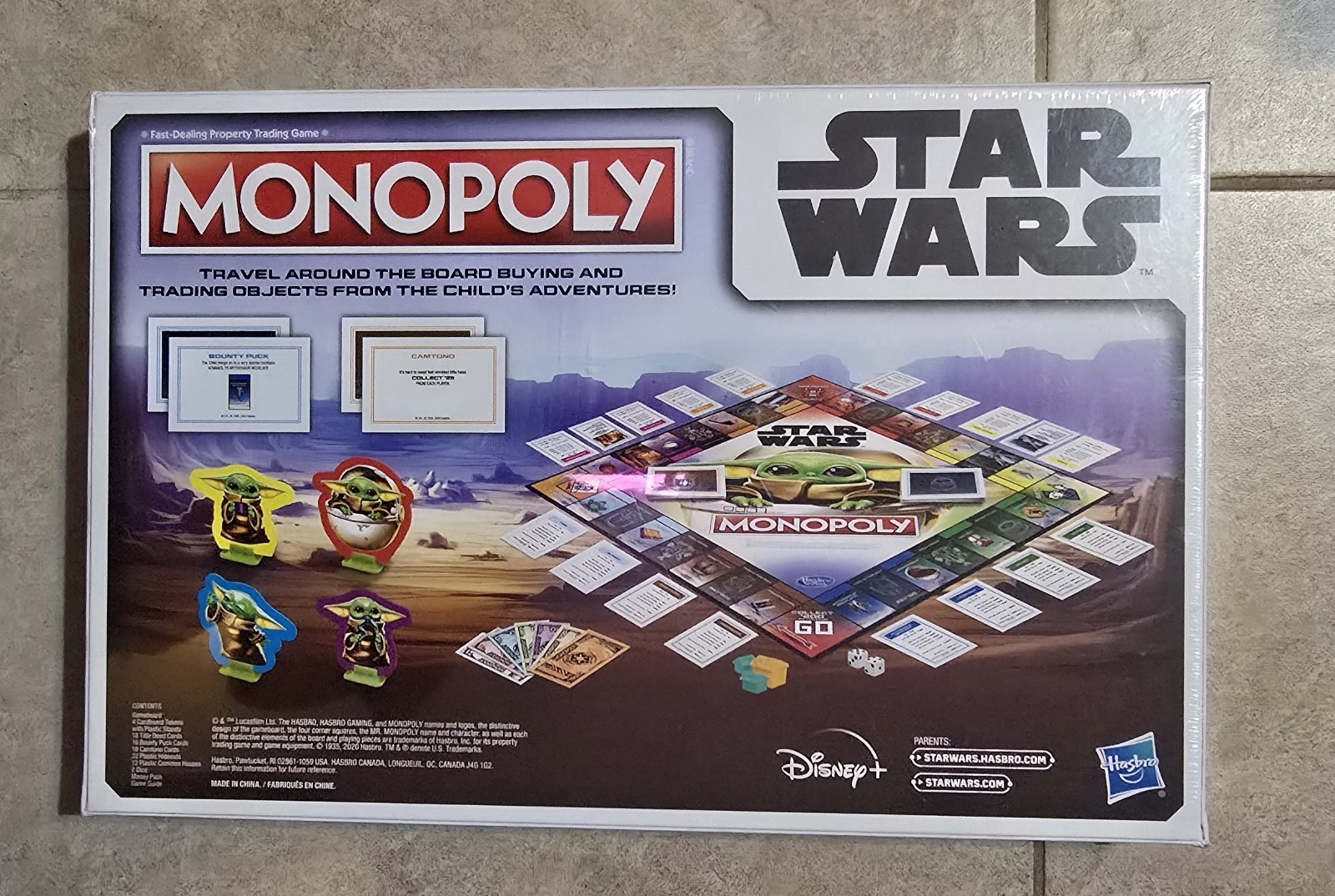 MONOPOLY: Star Wars The Mandalorian Grogu The Child Edition Board Game Sealed