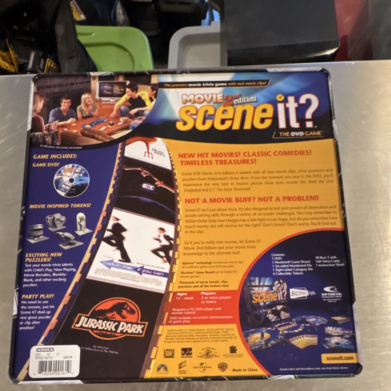Screenlife Scene It? Movie 2nd Edition DVD Movie & TV Trivia Board Game