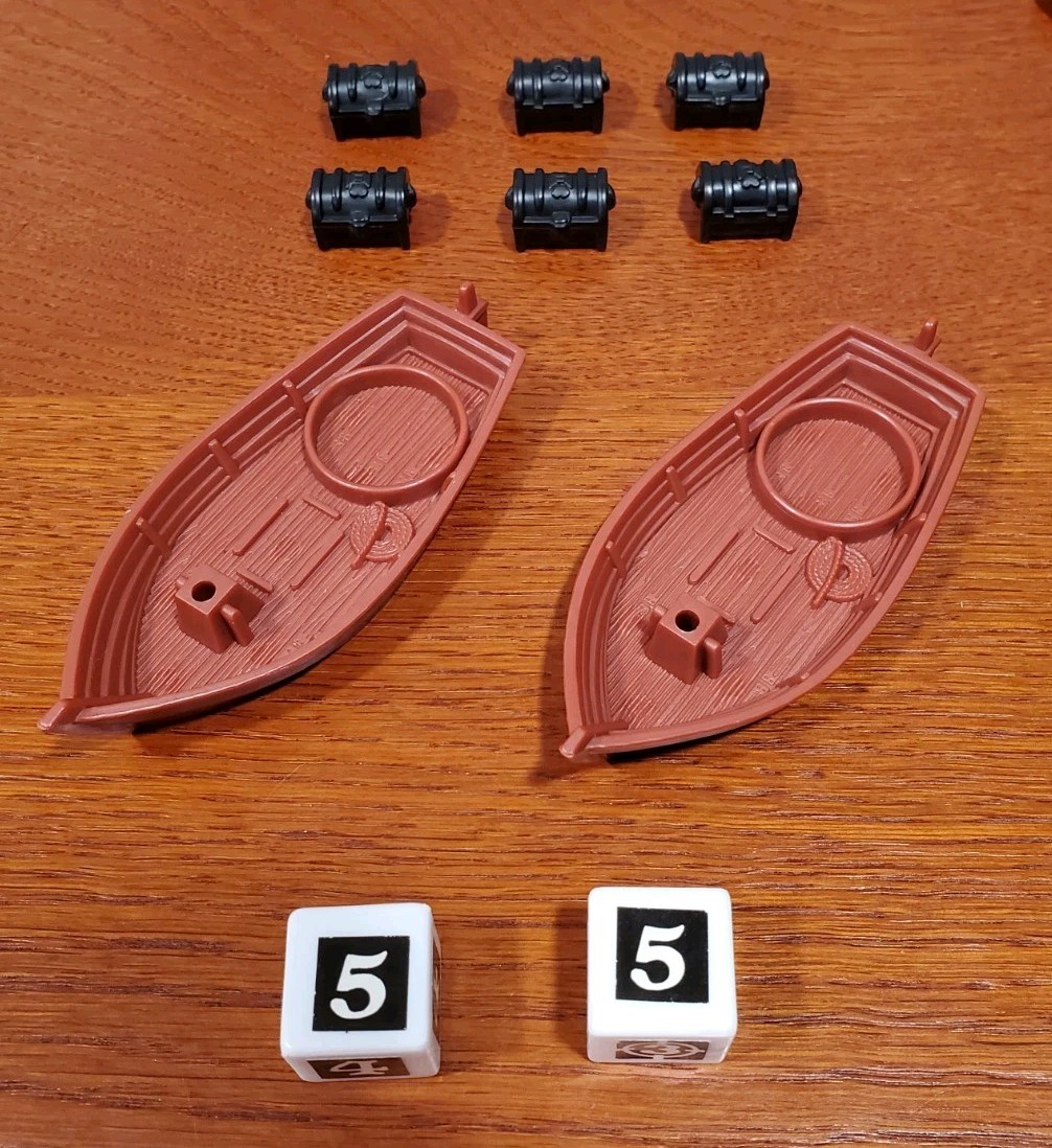 Weapons & Warriors Pirate Battle Board Game Role Playing Pressman 99% Complete
