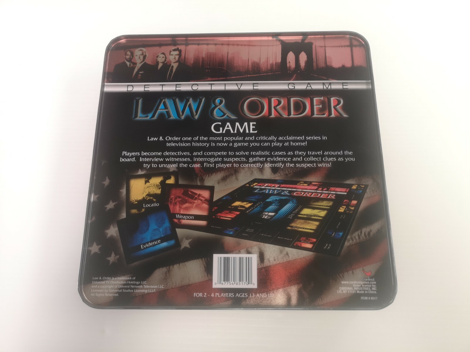 (NI-10590) Law & Order: Detective Board Game