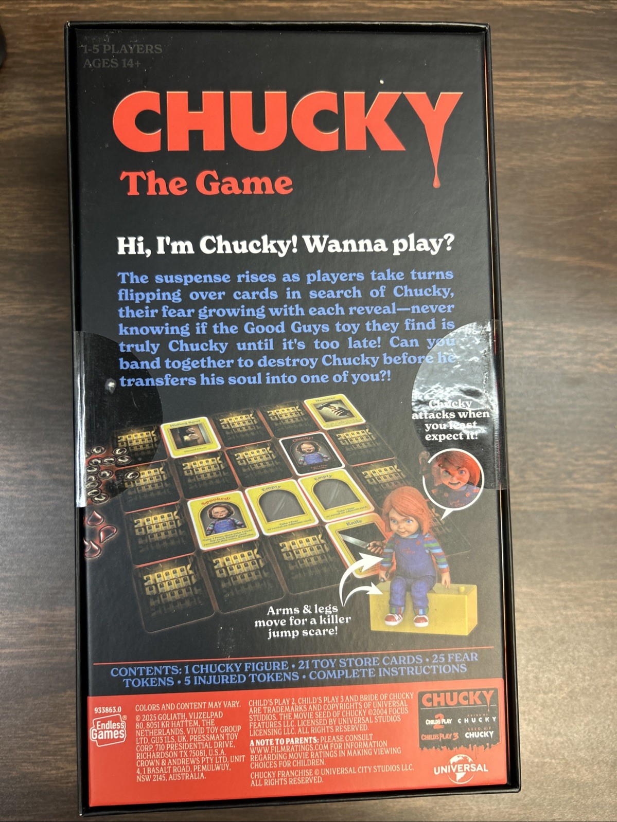 Chucky: The Game | Classic Horror Cooperative Board Game