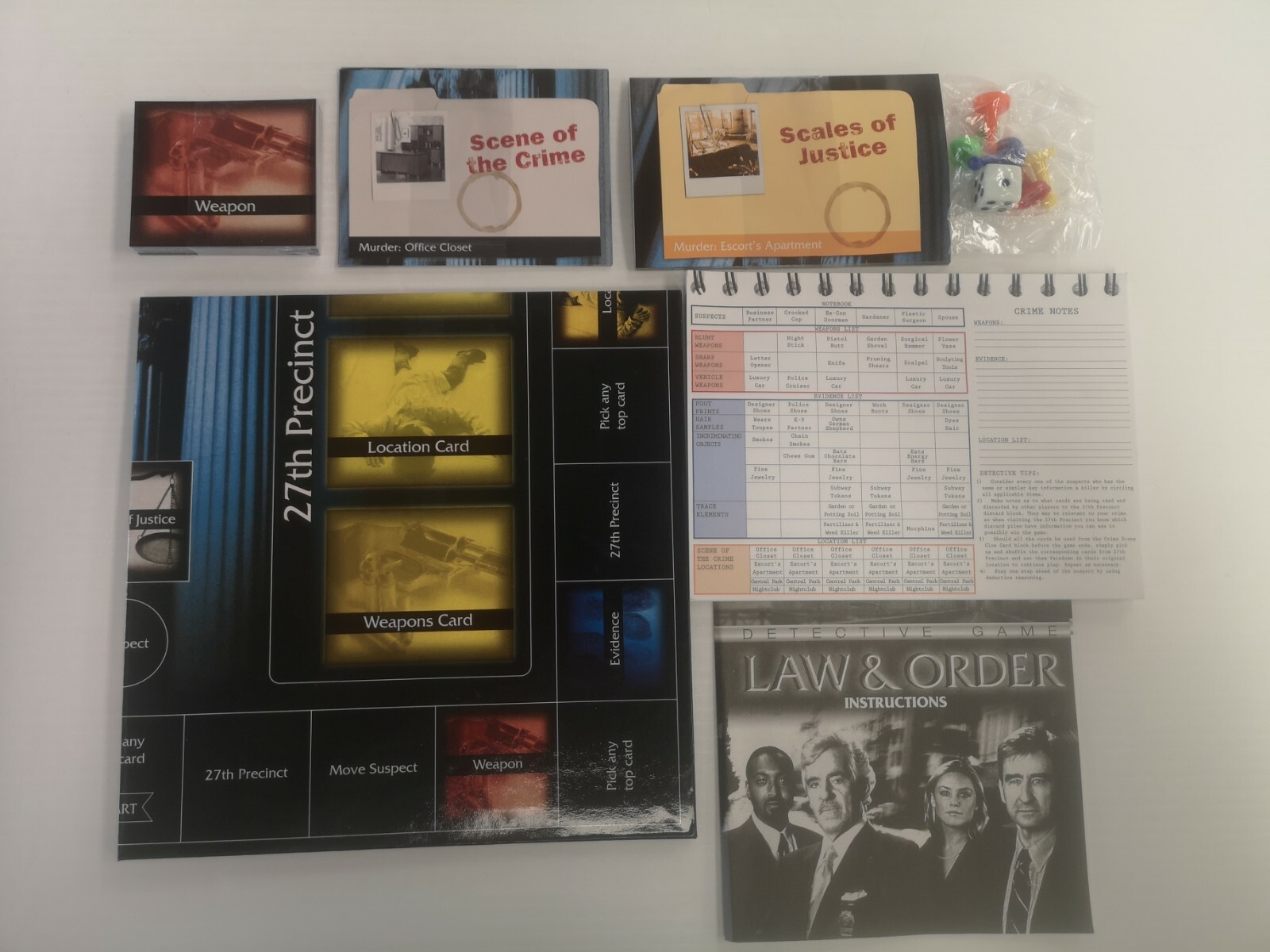 (NI-10590) Law & Order: Detective Board Game