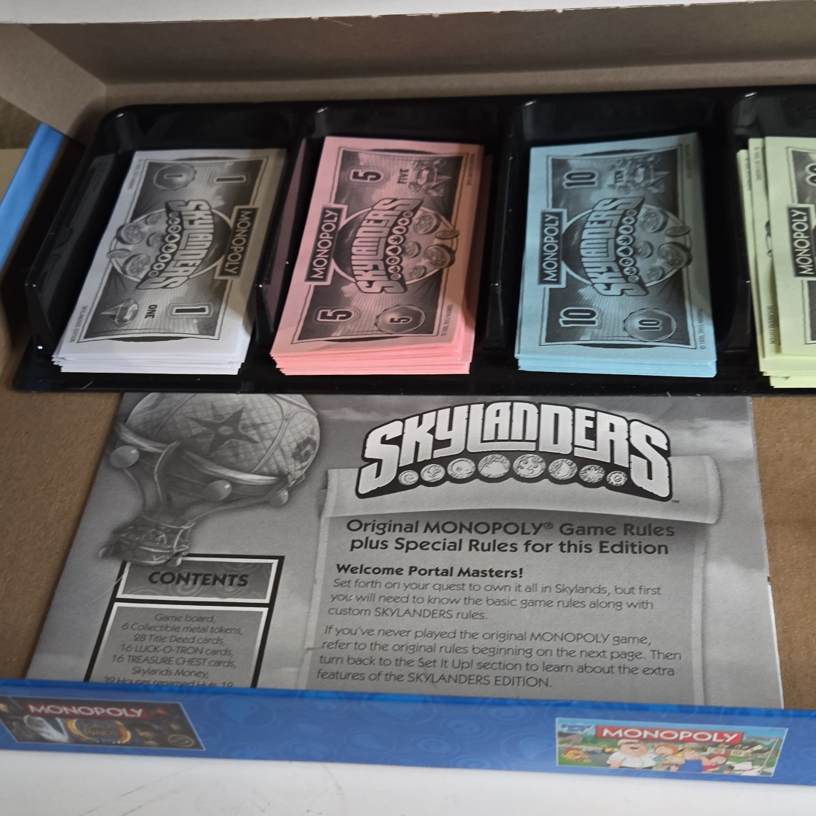 Skylanders Edition Monopoly Board Game Complete 2013