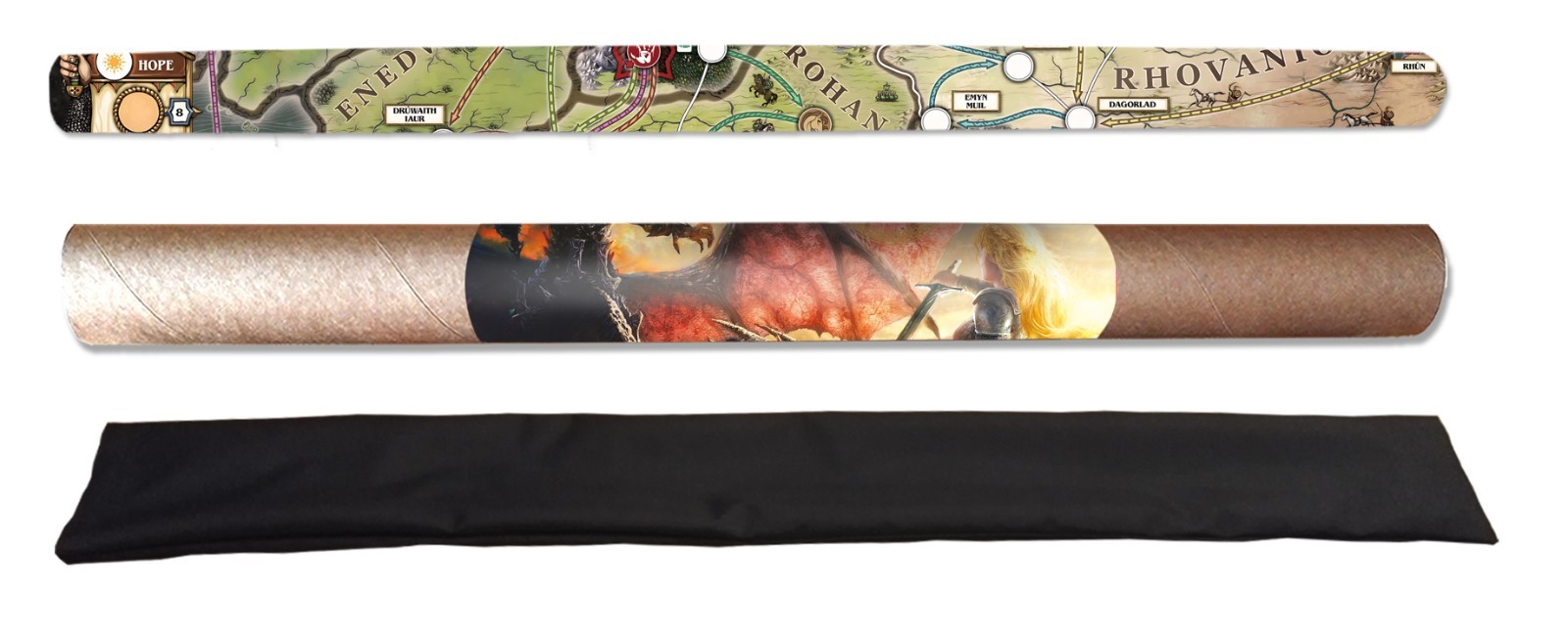 THE LORD OF THE RINGS FATE OF THE FELLOWSHIP GAMEBOARD BOARD GAME CUSTOMS FREE