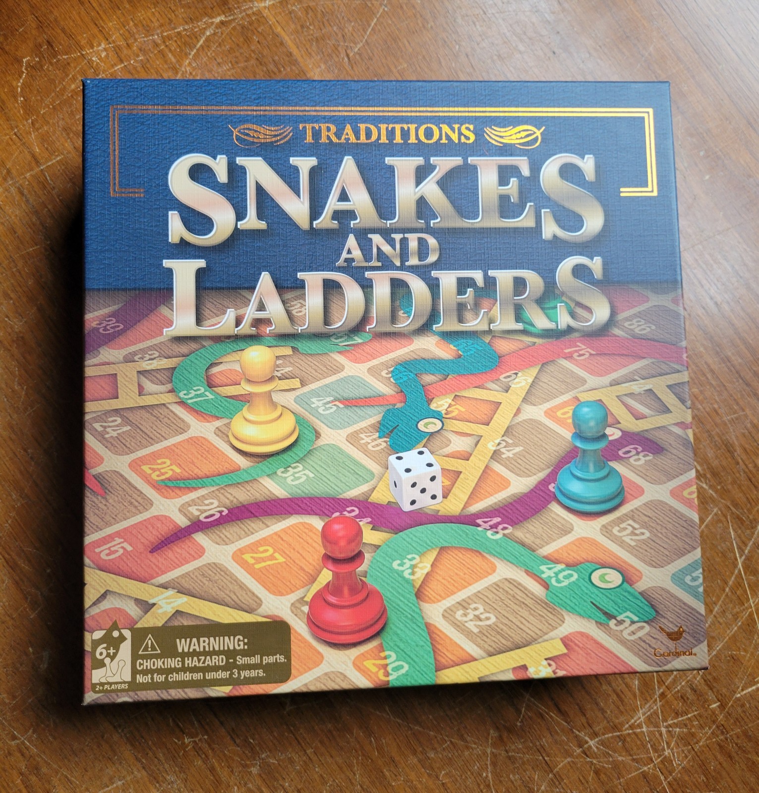 Snakes & Ladders 13.5”x13.5” Board Game