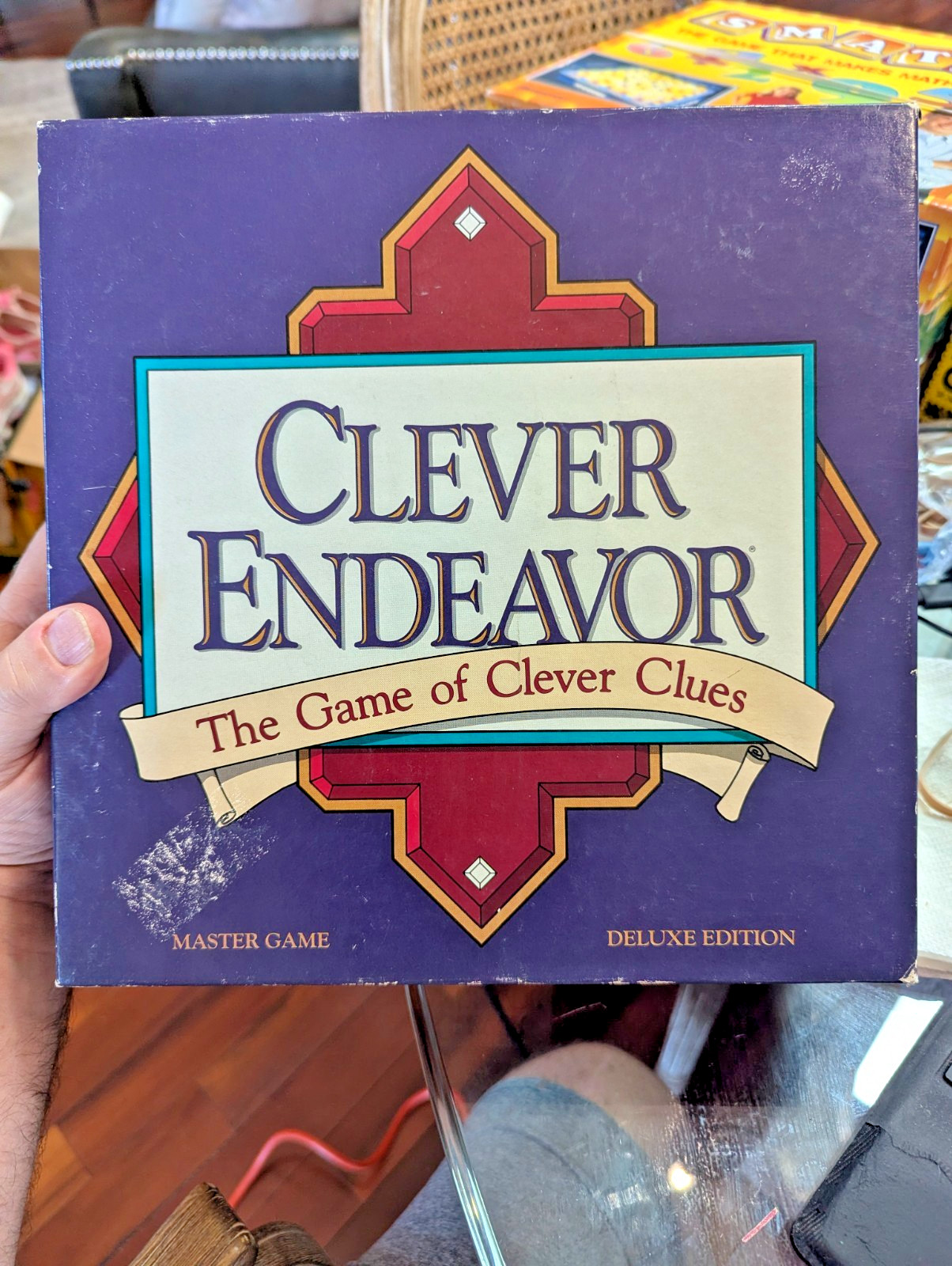 CLEVER ENDEAVOR Deluxe Edition Master Game 100% COMPLETE 1989 VINTAGE CEDE2