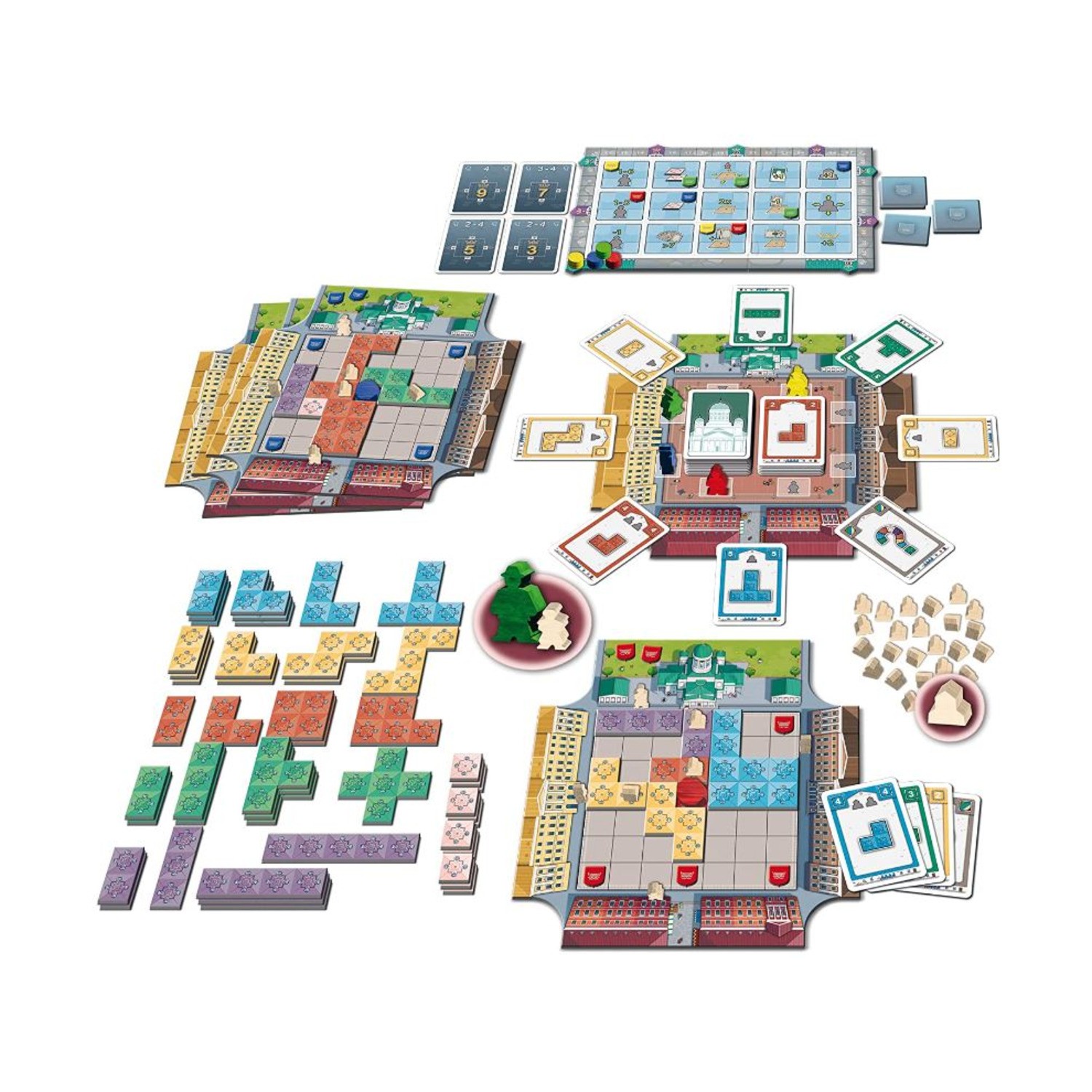 Queen Games Boardgame Helsinki Box EX/NM