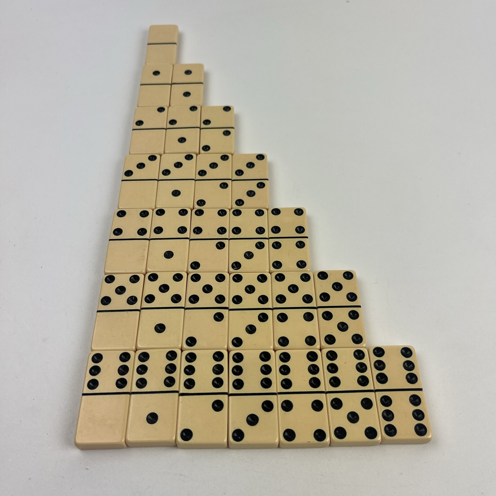 Puremco Marblelike Standard Dominoes No. 616 Made in U.S A. Vintage