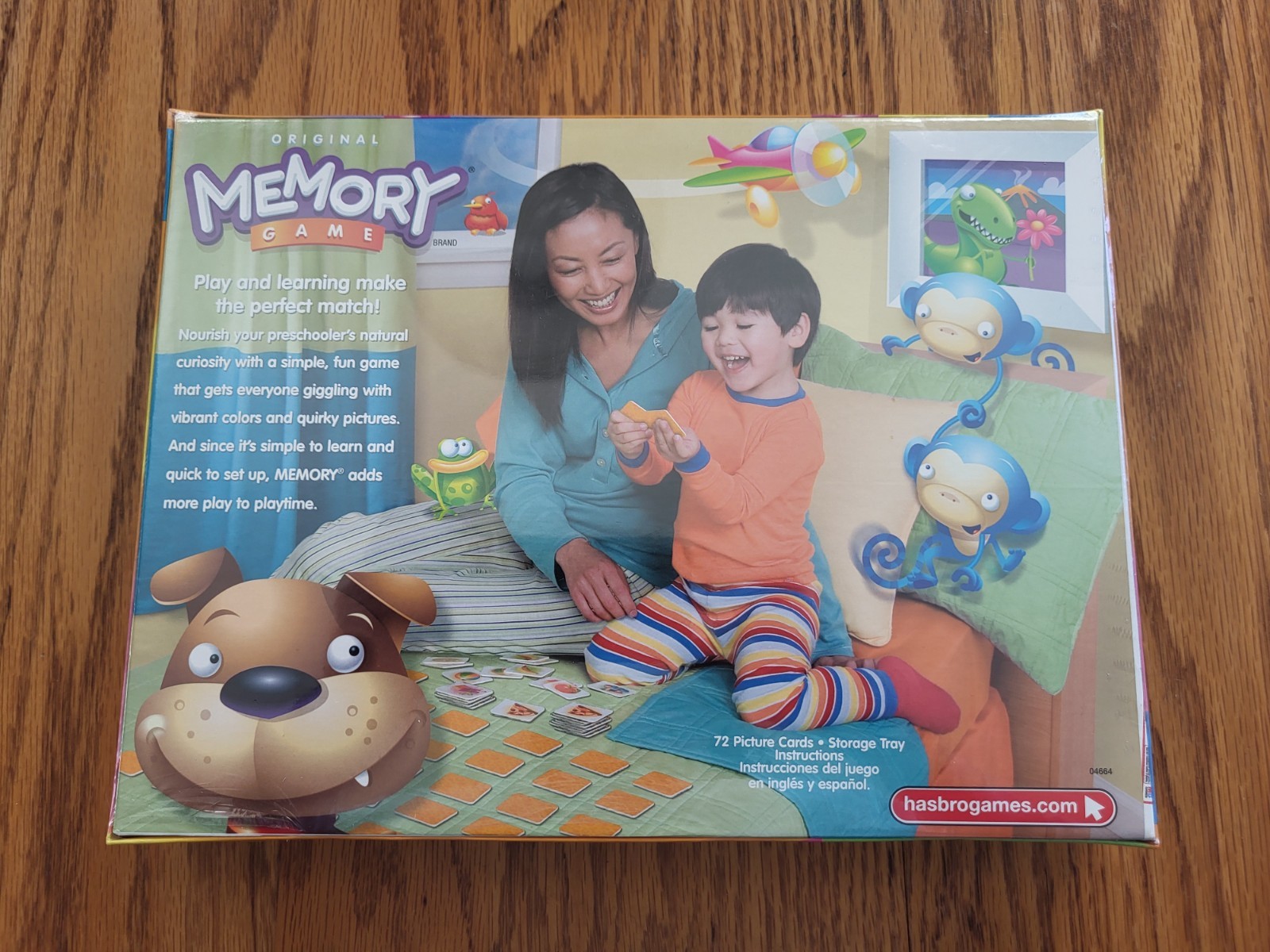 New Original Memory Game – Hasbro / Milton Bradley – Preschool – 3+