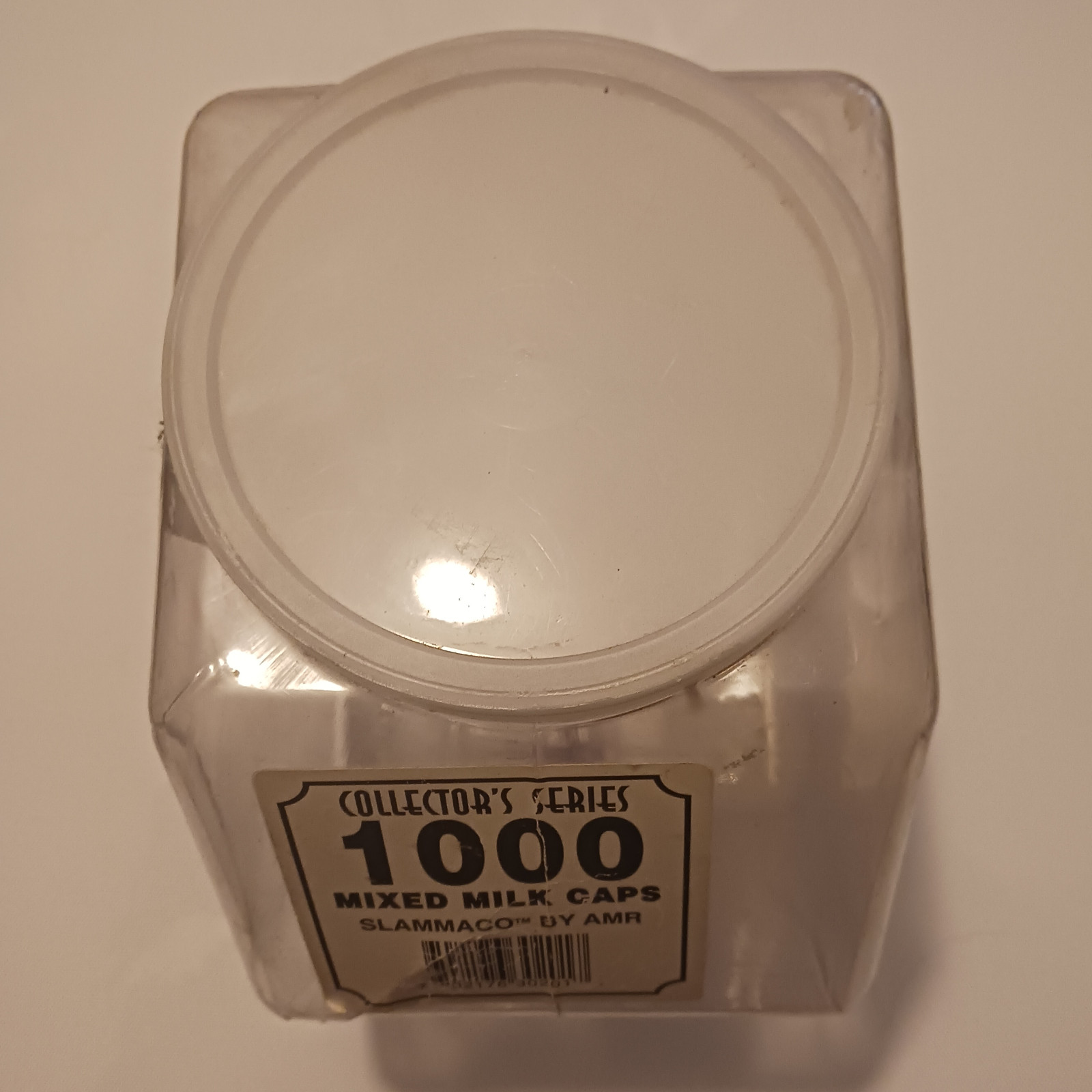 POG, SLAMMACO 1000 CAPS CONTAINER – Collector’s Series, Plastic Retro/Toy