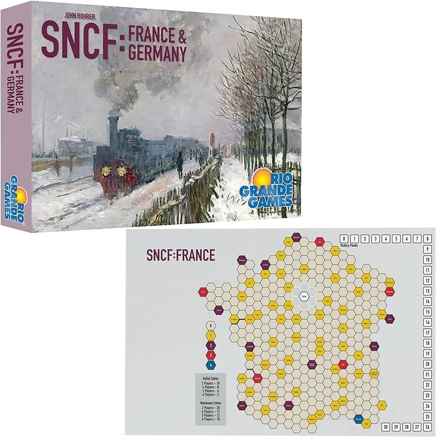 SNCF France & Germany – Rio Grande Games (2024) NEW, FACTORY SEALED