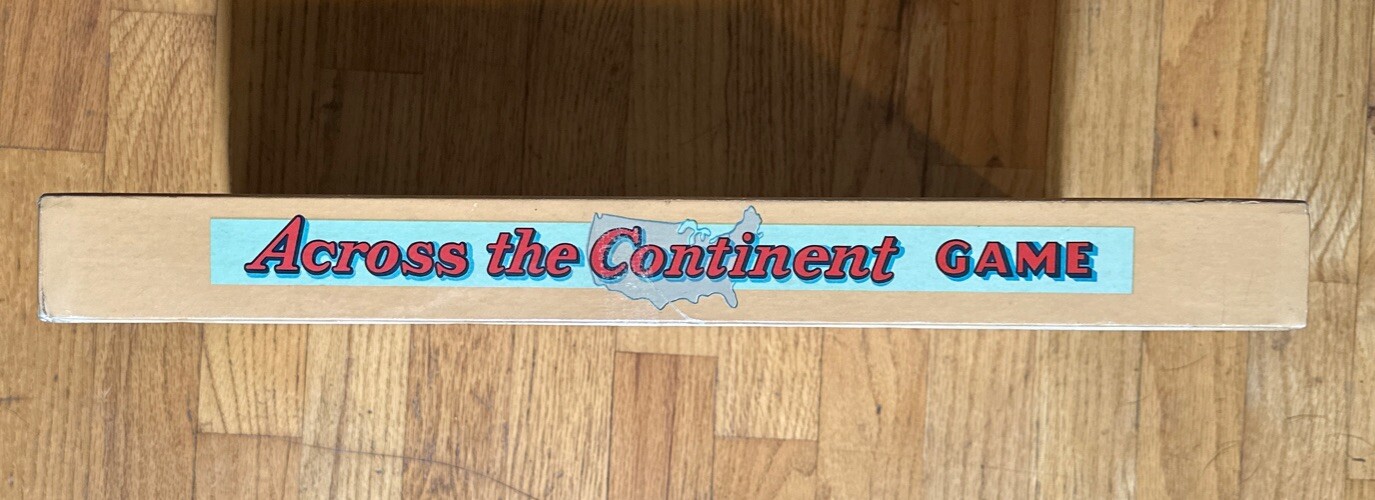 1935 Parker Brothers The United States Game Across the Continent Vtg Complete