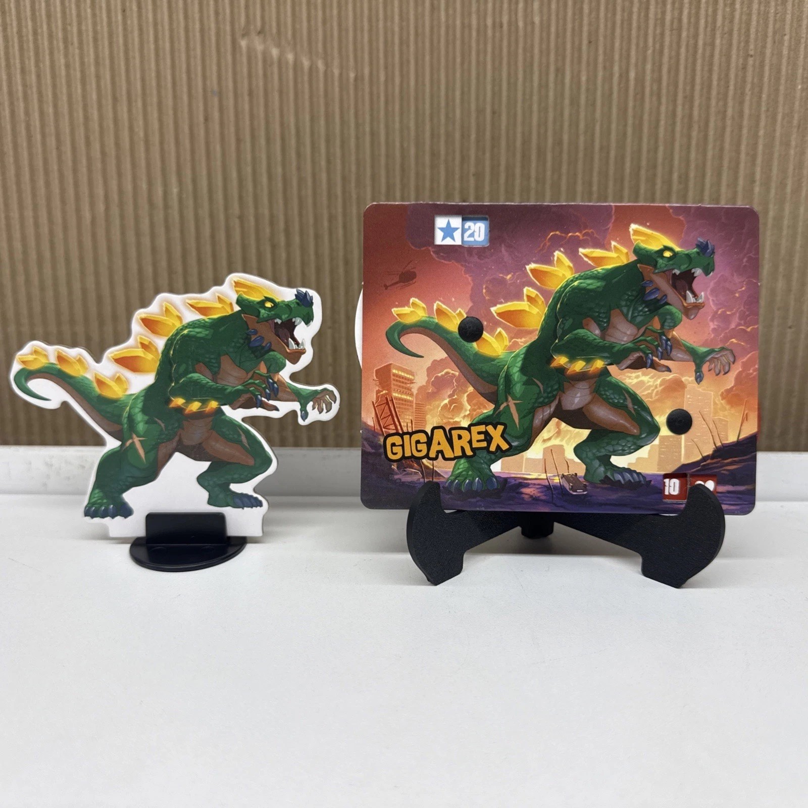 King Of Tokyo Alternative Monster GigaRex – Origins KOT Board Game Figure+