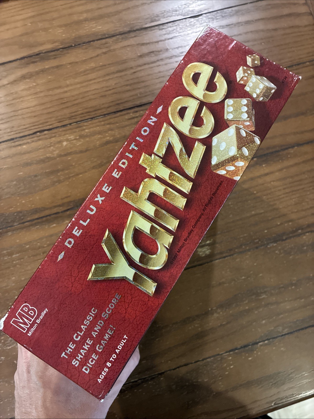 Yahtzee DELUXE Edition 100% COMPLETE Game Milton Bradley Vintage 1997