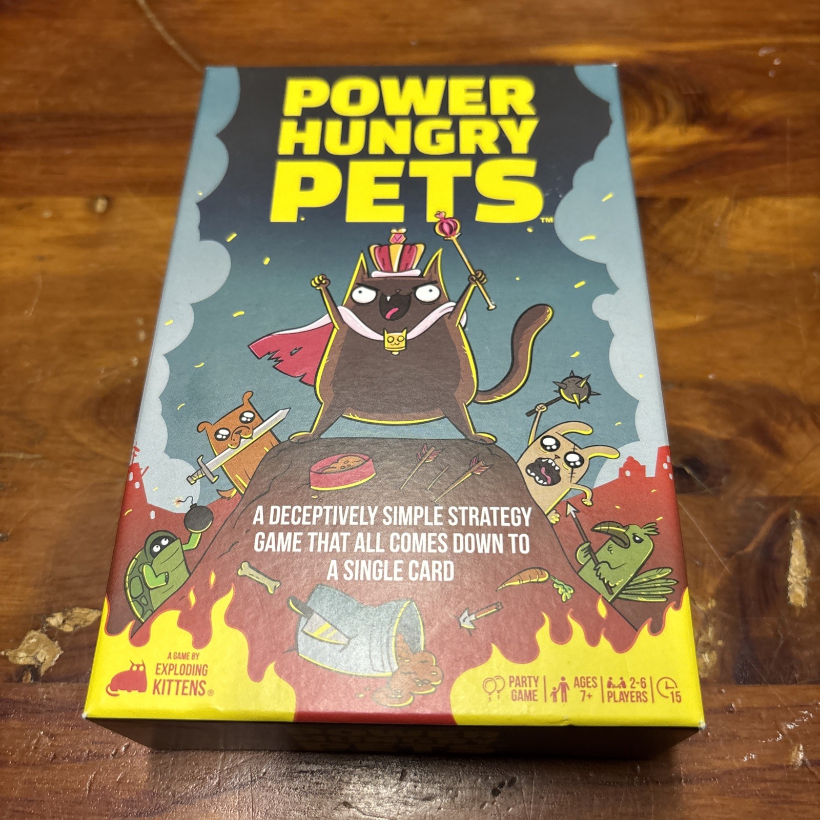 Exploding Kittens: Power Hungry Pets – Board Game Party Game