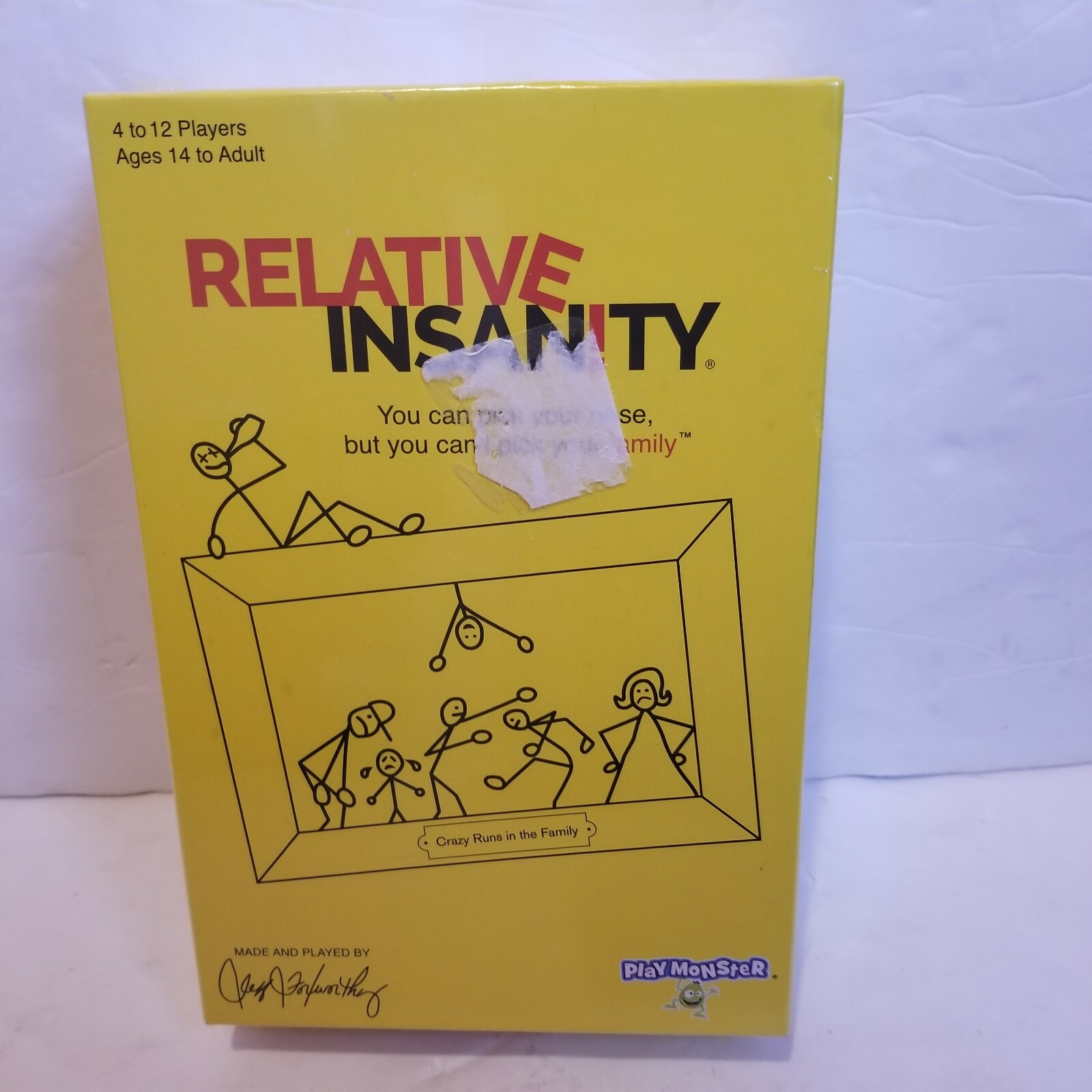 RELATIVE INSANITY Party Game About Crazy Relatives NEW Jeff Foxworthy – Gift