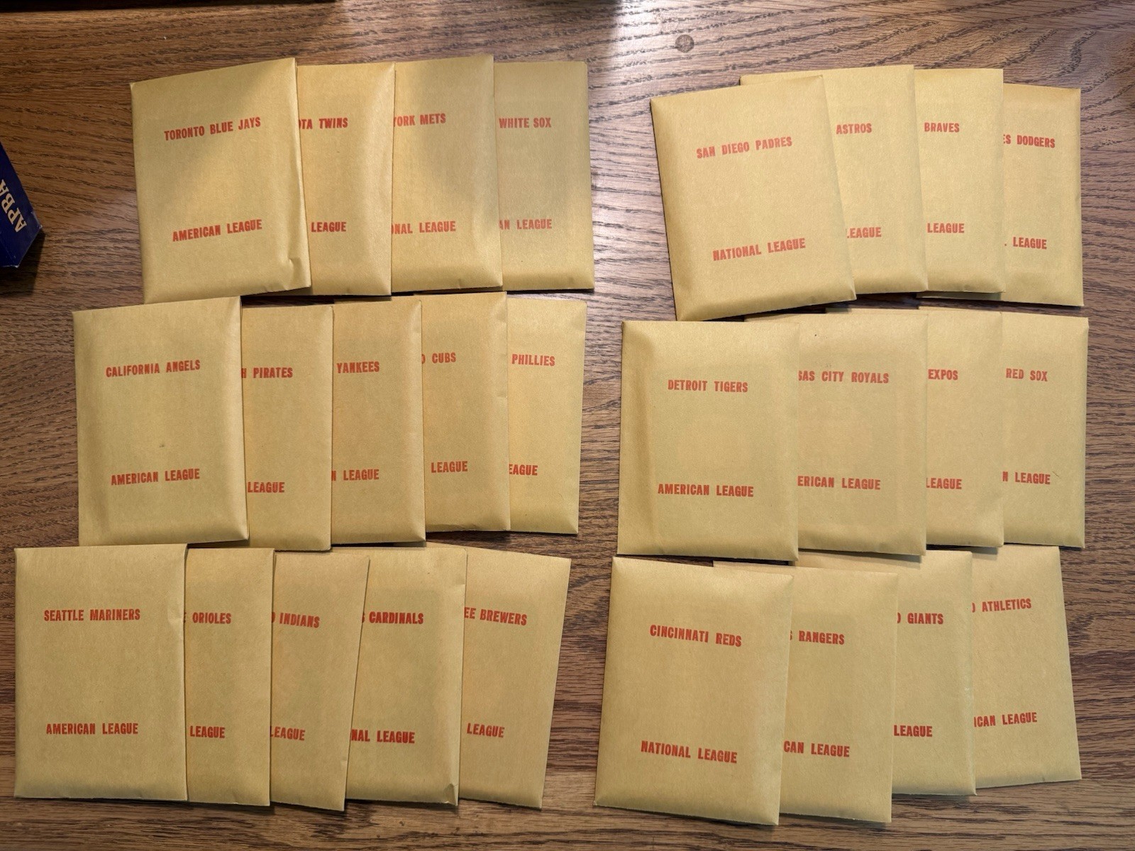 APBA Major League Baseball Board Game 1983 Partial Set