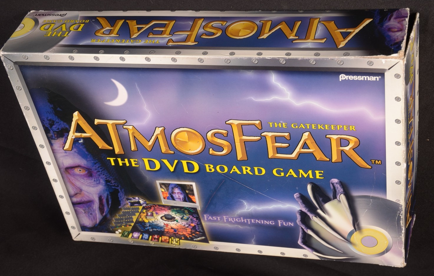 Pressman AtmosFear The Gatekeeper 2004 DVD Board Game 100% Complete