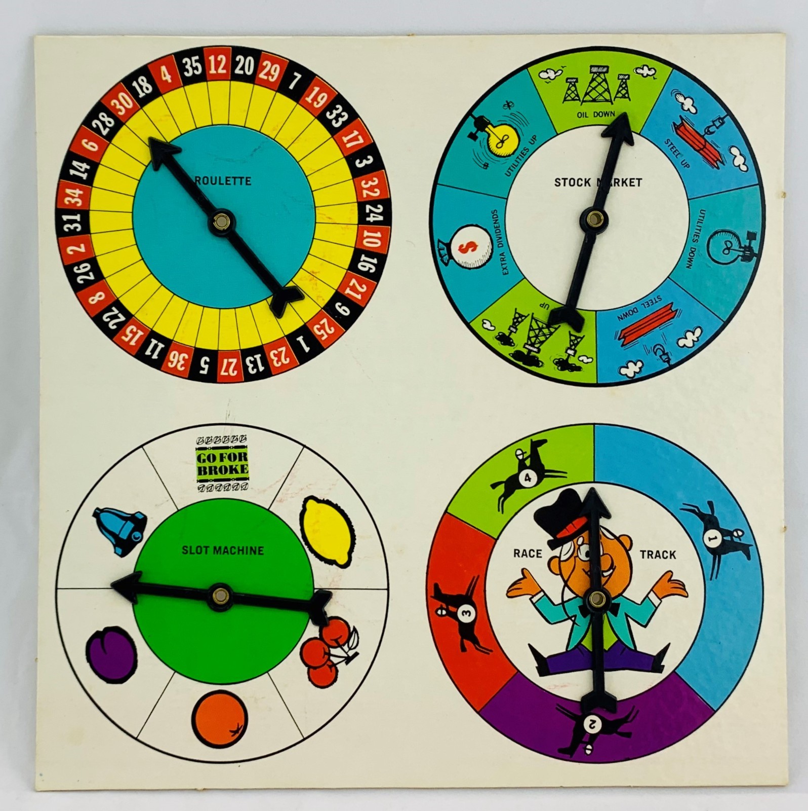 1976 Go For Broke Board Game by Selchow & Righter Complete in Great Conditon