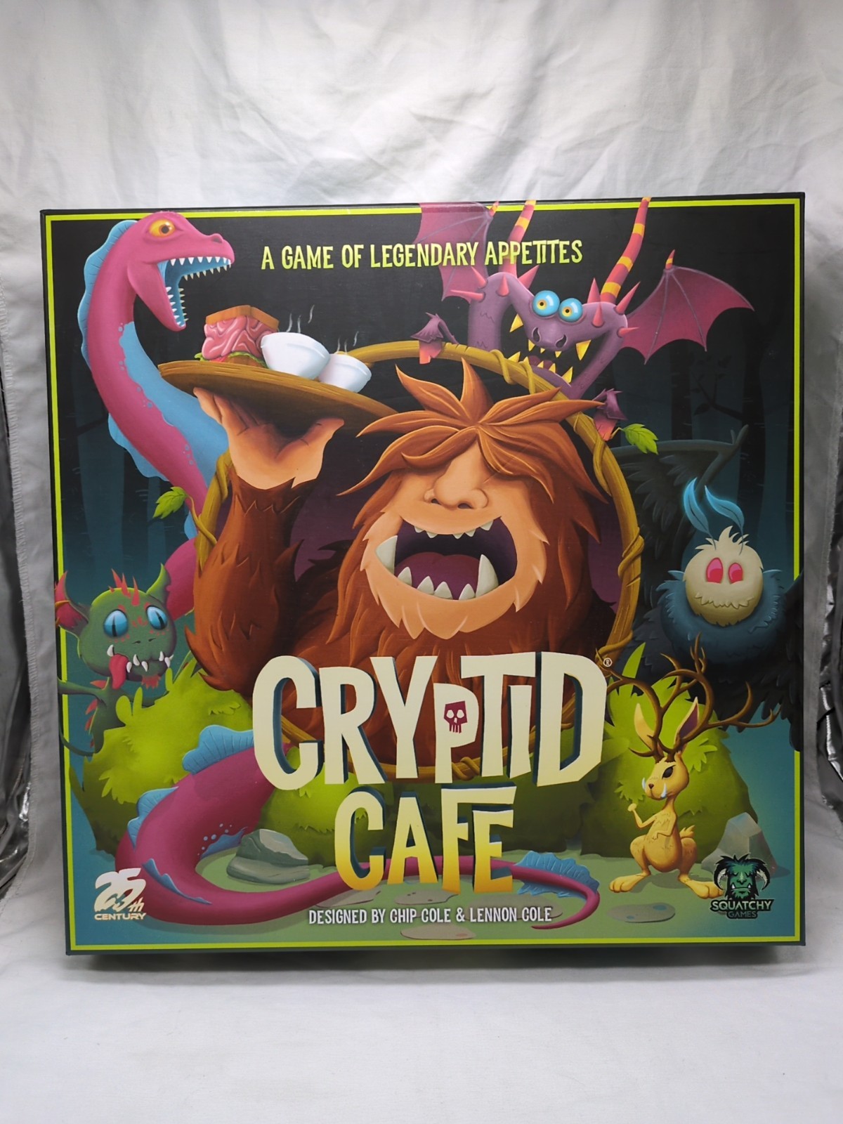 *Incomplete* Cryptid Cafe 25th Century Squatchy Games Board Game