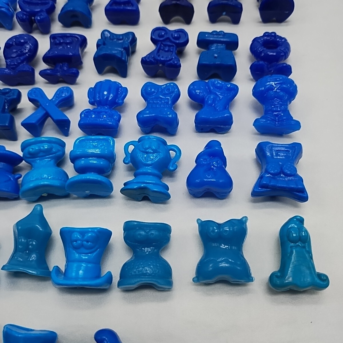Lot Of (53) Opaque Light Blue Solid Color Crazy Bone GoGos And JoJos