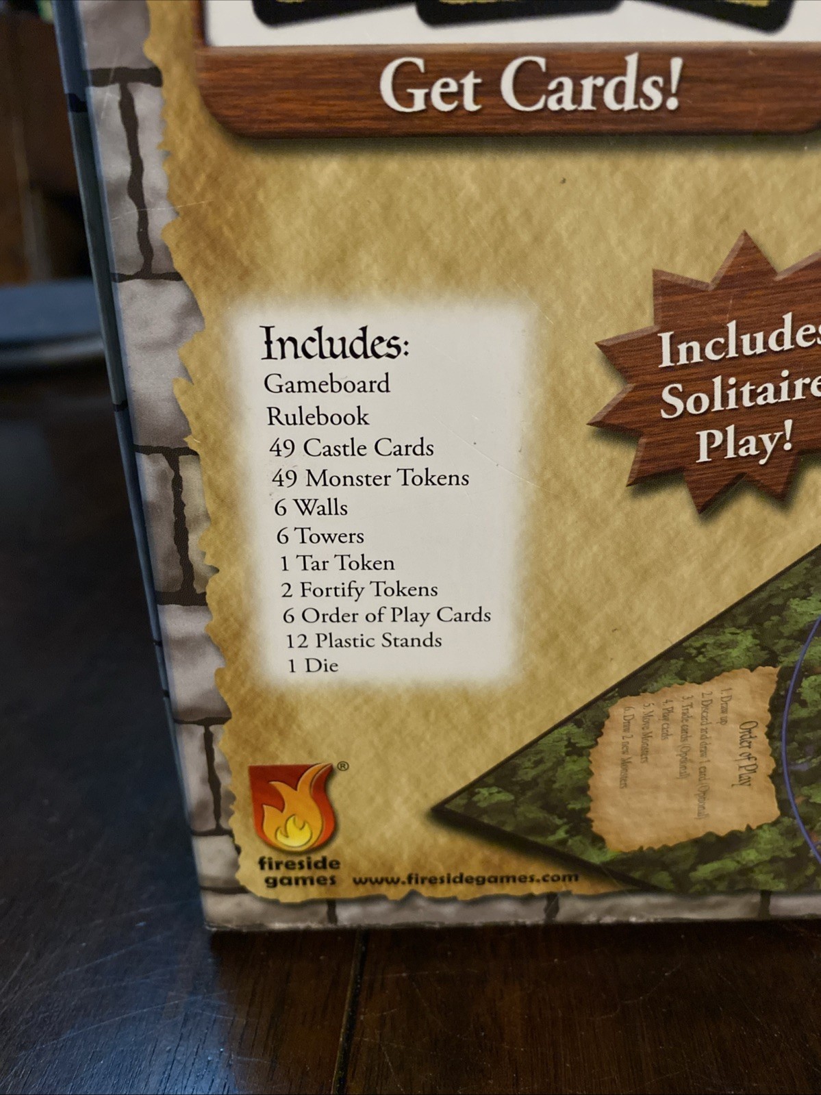 Castle Panic Board Game Fireside Games 1st Edition, 13th Printing Complete