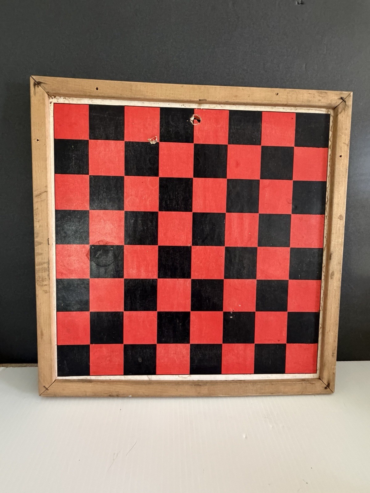 Vintage Creative Ideas Inc. WA HOO Marble Board Game, Board Only Reversible Flaw