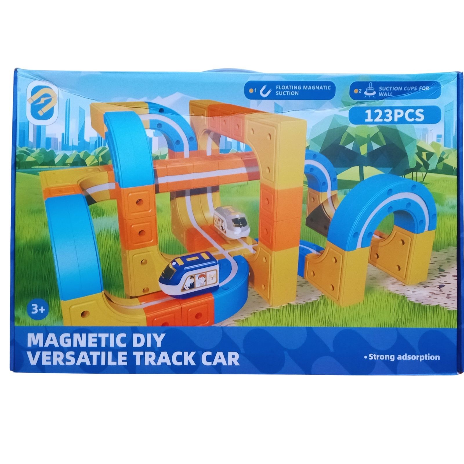 Magnetic DIY Versatile Train Car Set: For Kids 3+ Years Old