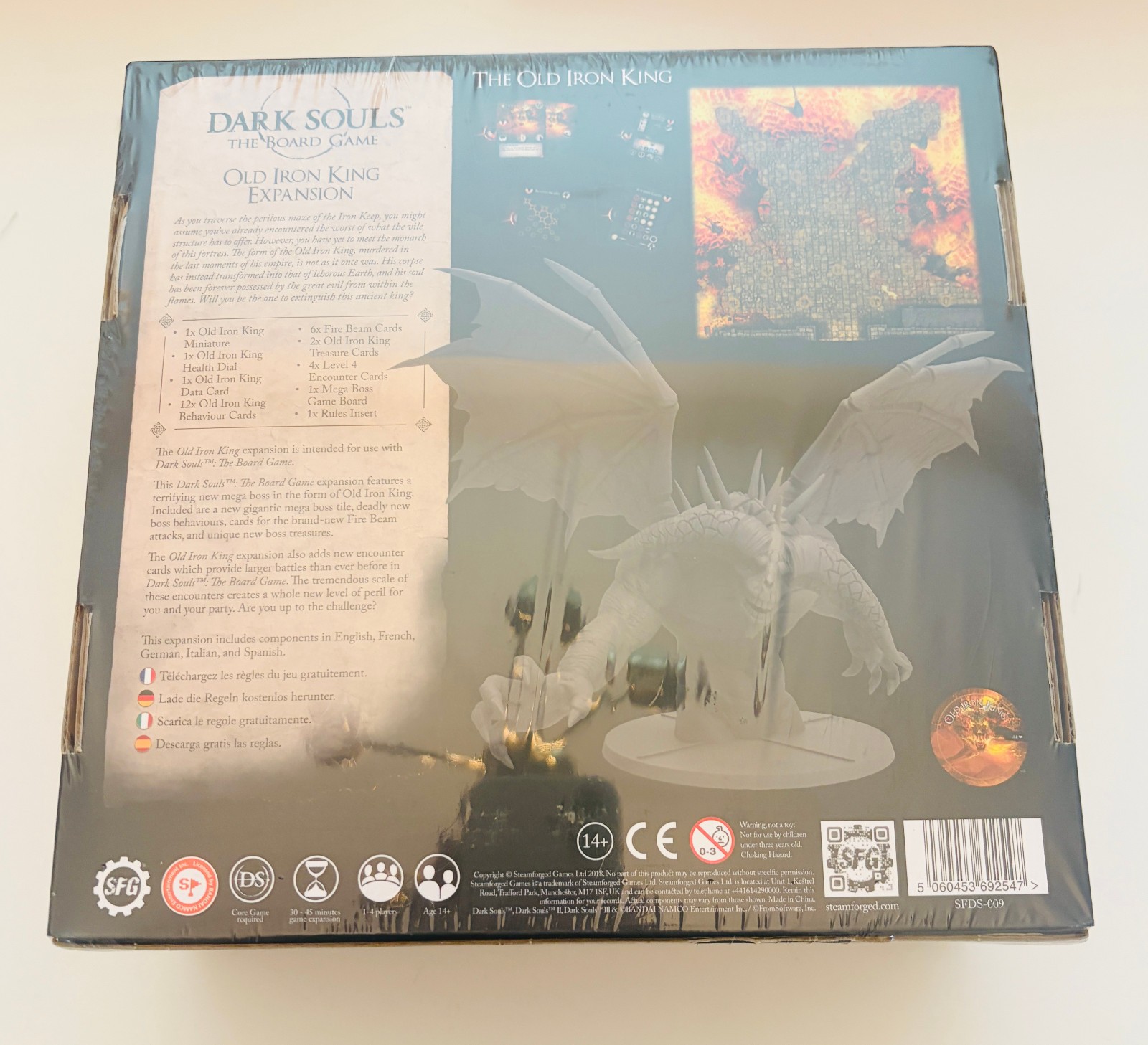 Old Iron King Expansion – Dark Souls Board Game – NEW IN SHRINK