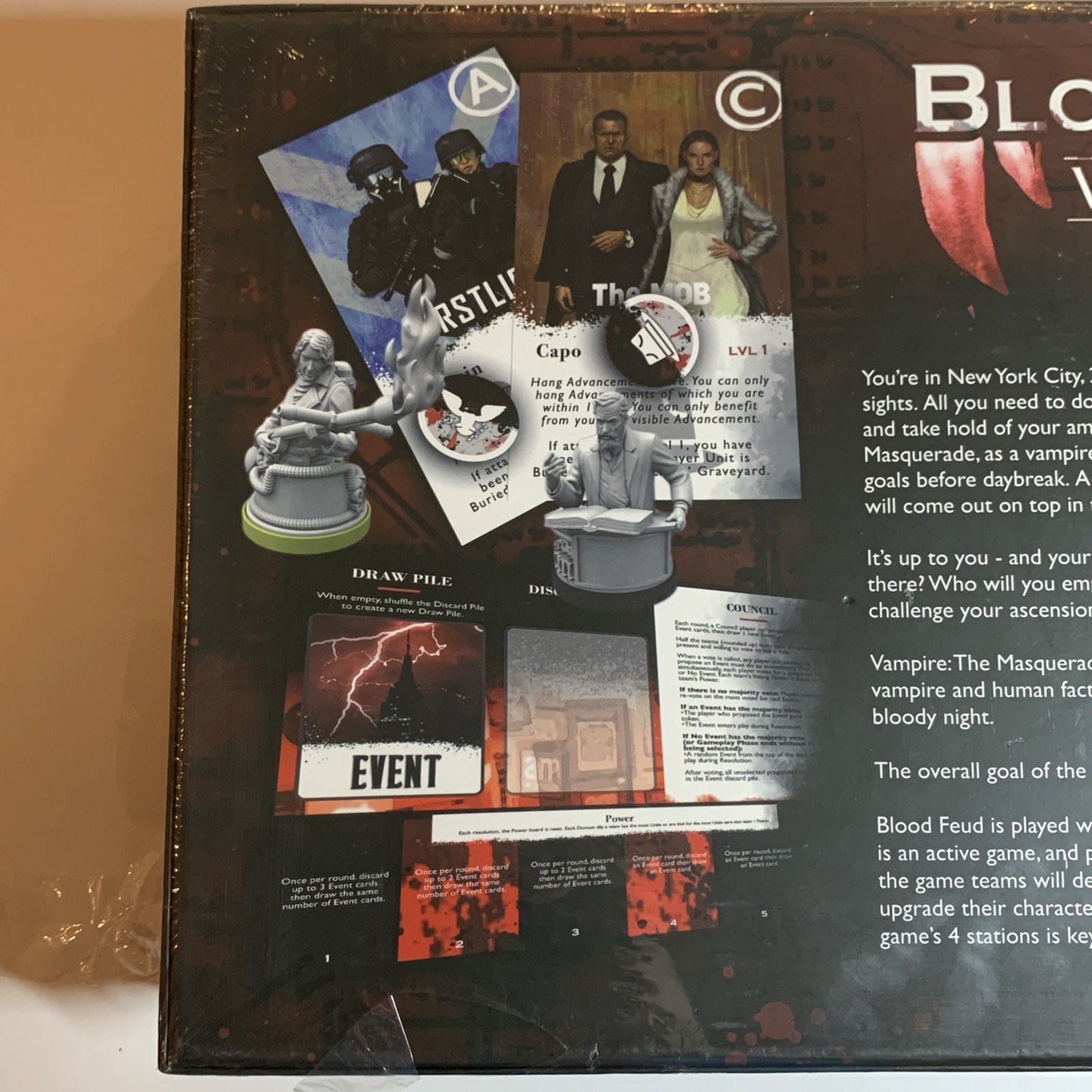 Vampire – The Masquerade: Blood Feud – Everything Epic Games Ben Kanelos SEALED