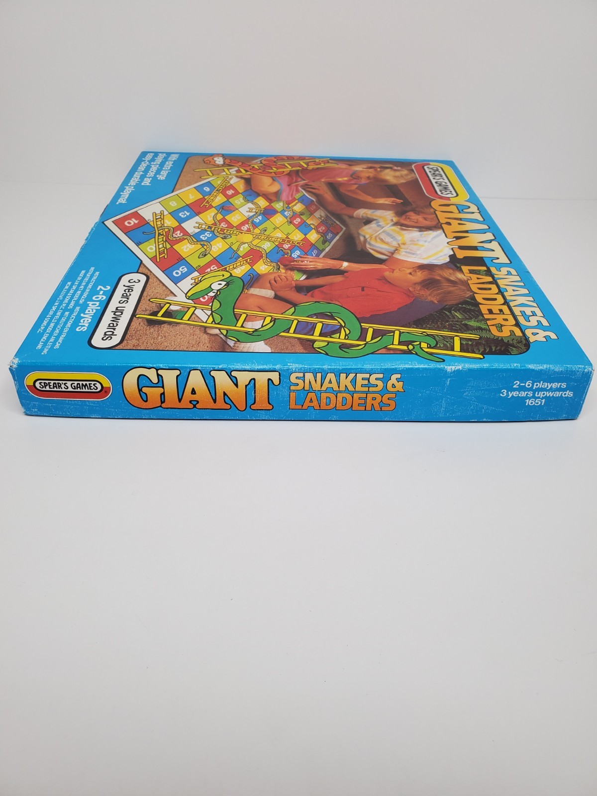 Spears Games Vintage Giant Snakes & Ladders 1984 Giant Floor Size Mat 3′ X 3′