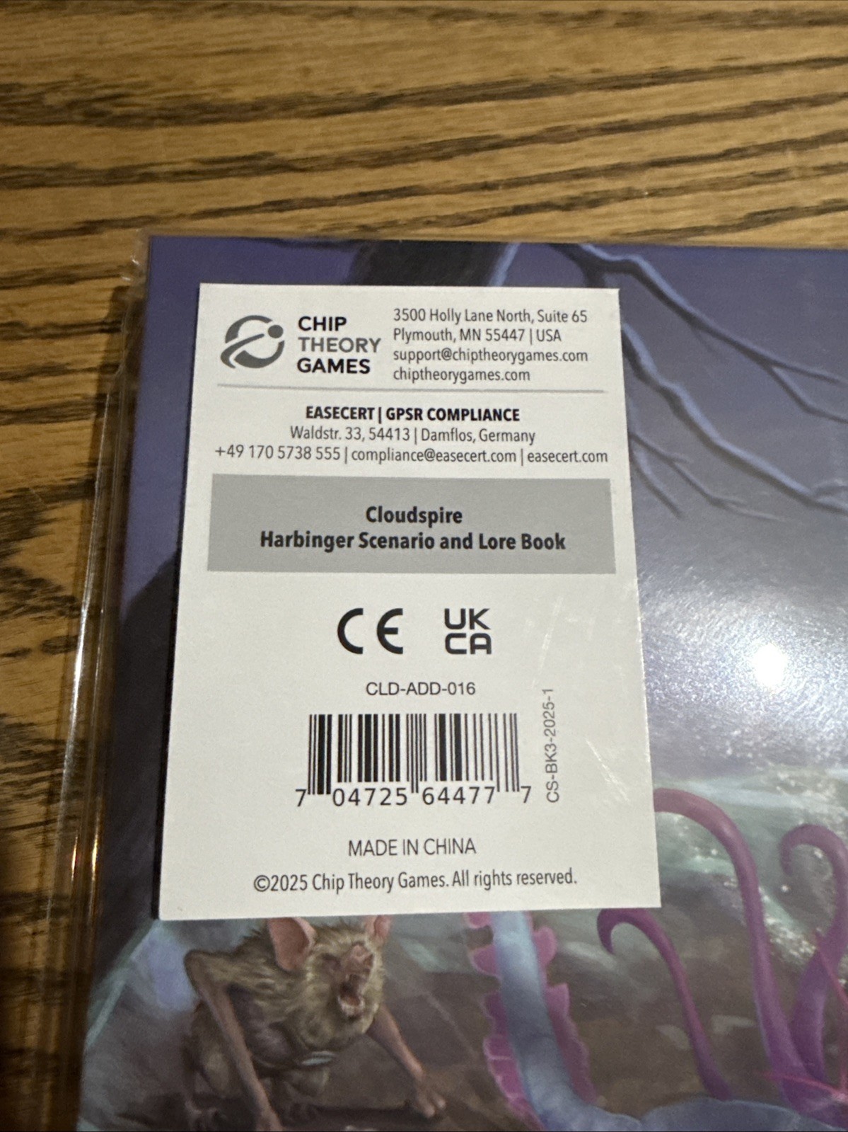 Chip Theory Board Game Cloudspire Vol. 3 – Harbinger NM