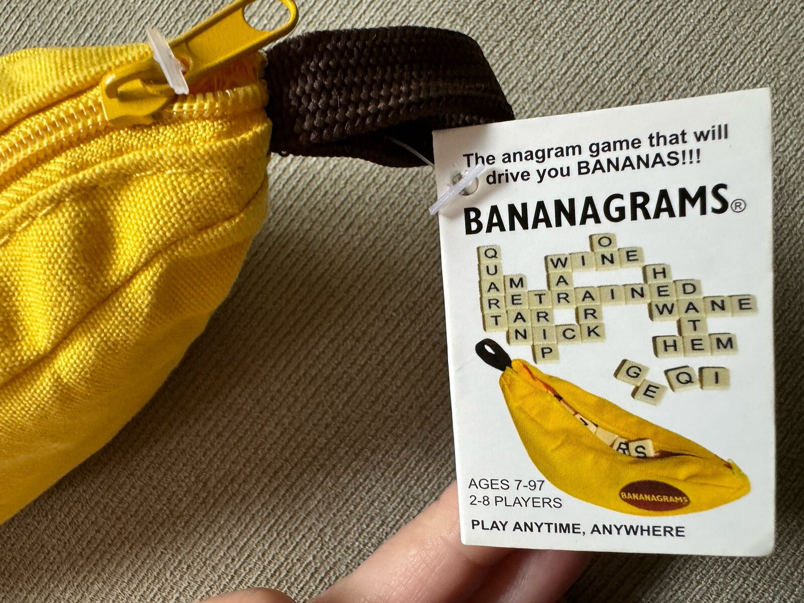 Bananagrams Crossword Family Fun Game Bananagram Word Play Banana NEW NIP