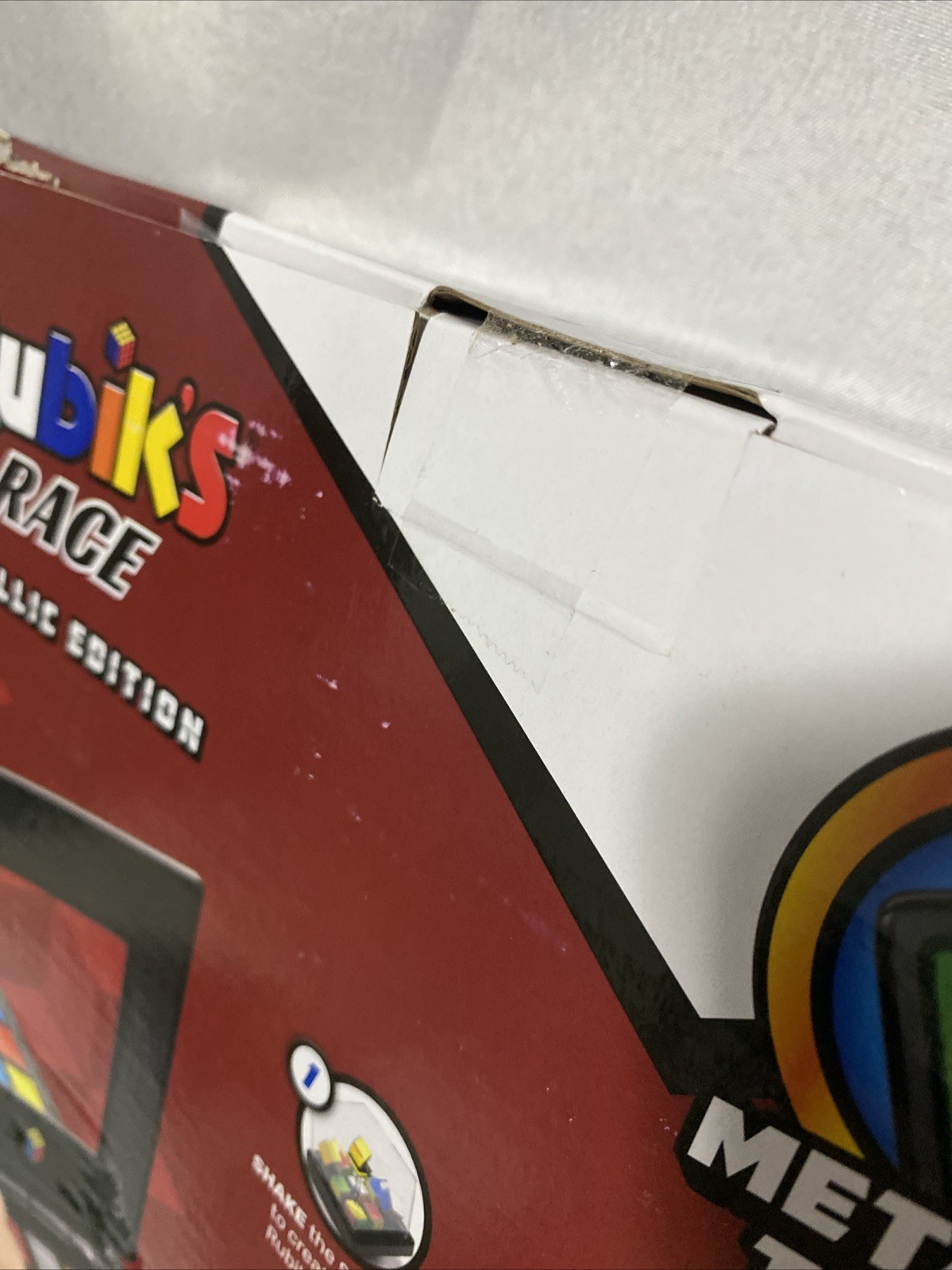 Rubik’s Race Game: Metallic Edition COMPLETE Brand New Distressed Packaging
