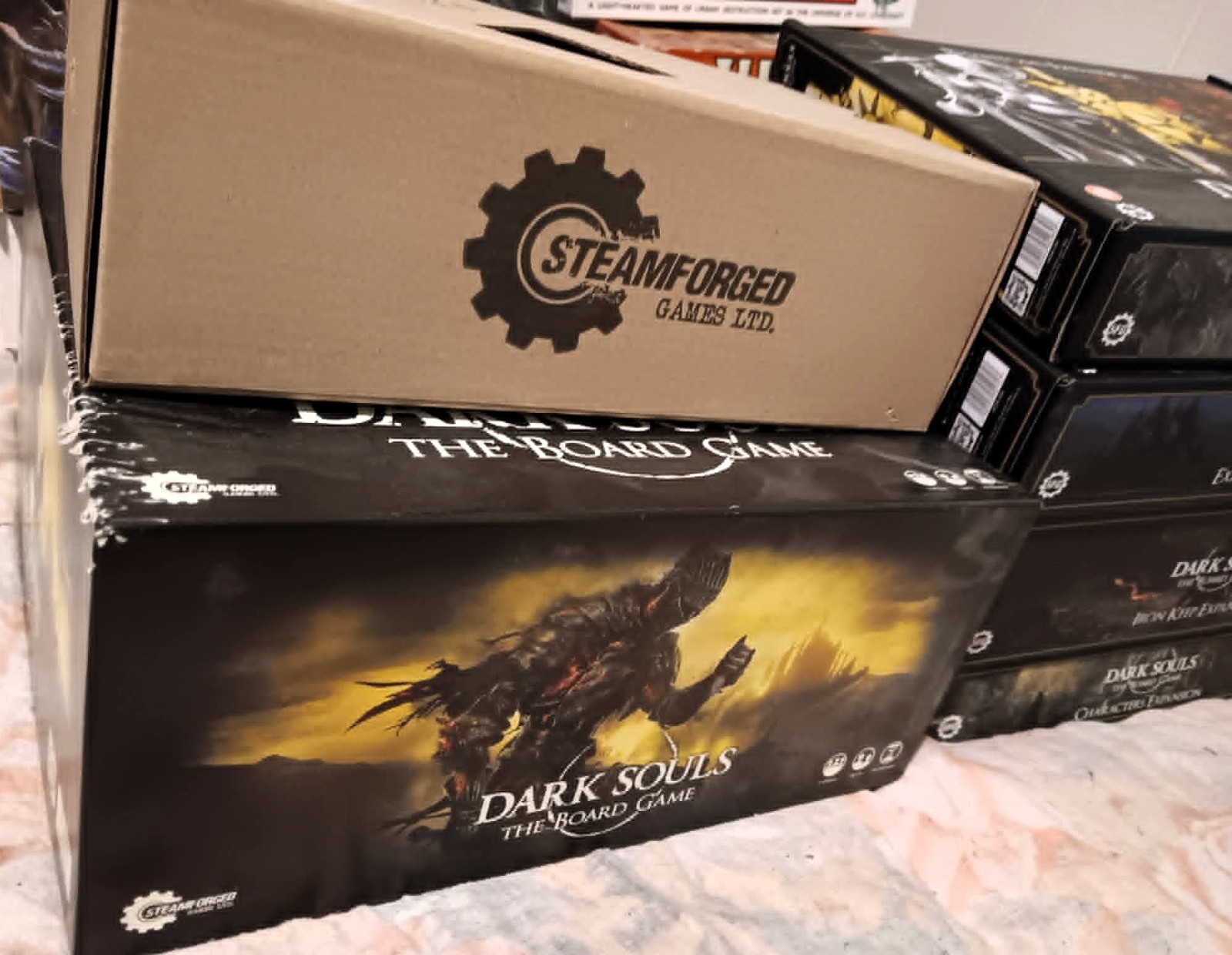 Dark Souls Board Game with Expansions, Kickstarter, Never Played