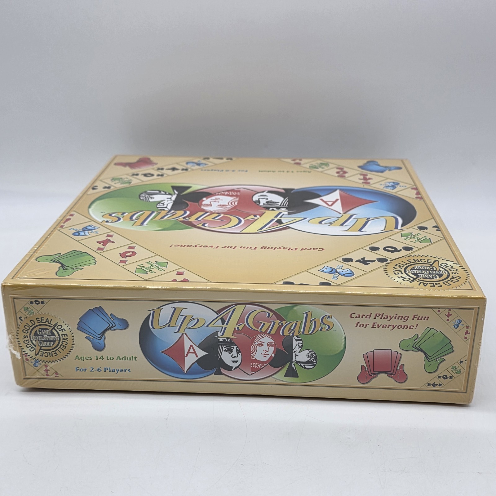 Up 4 Grabs Board Game GDG Games 2013 Card And Board Game Ages 14+ Sealed