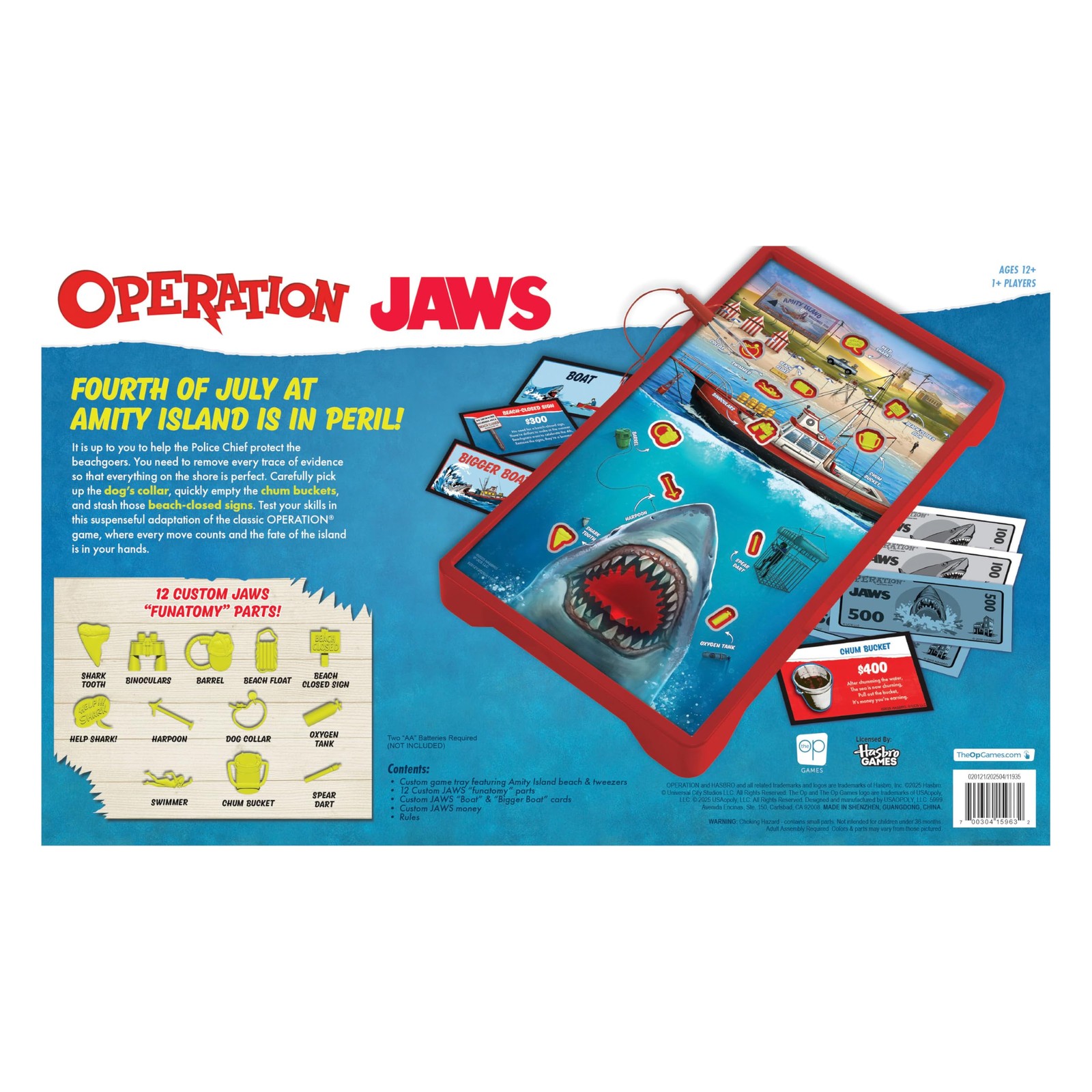 Operation: Jaws Board Game, Test Your Skills and Celebrate The 50th Anniversa…
