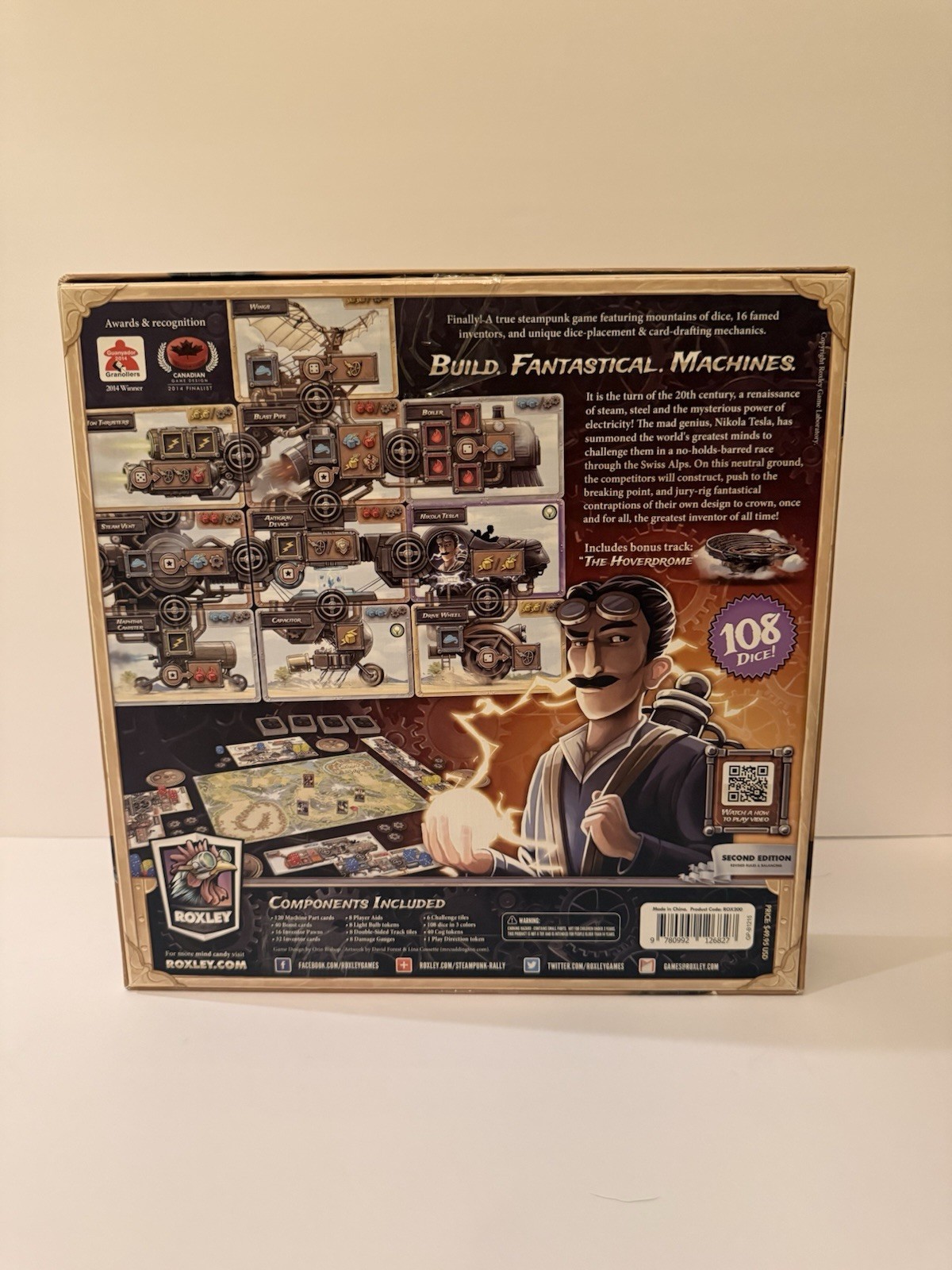 Steampunk Rally Board Game Roxley Excellent | Cards In Shrink | Dr. Braun Promo