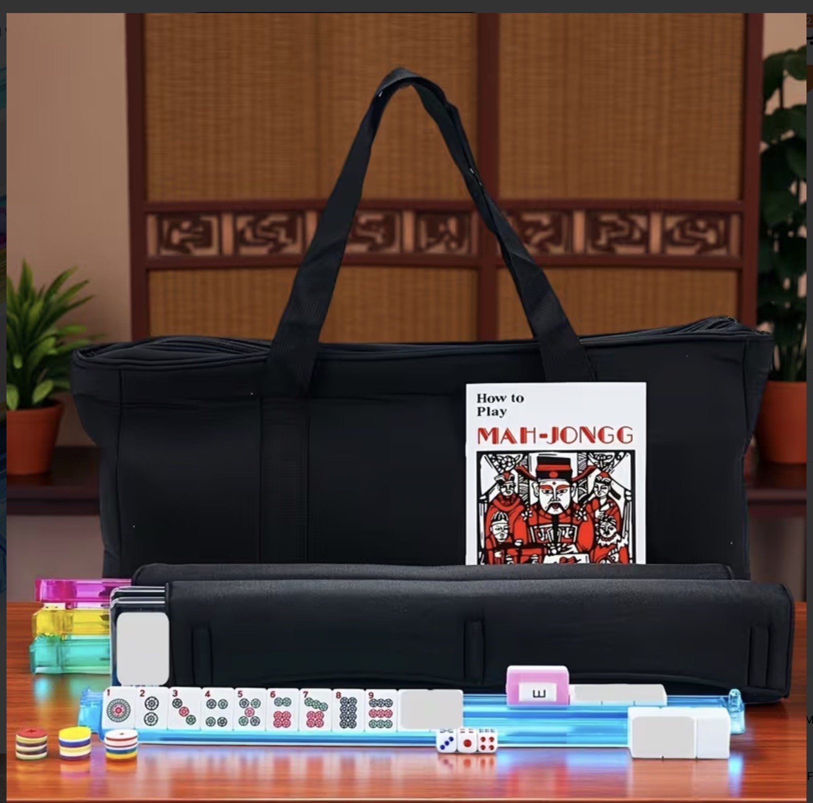 Mahjong Set in Travel Bag NEW