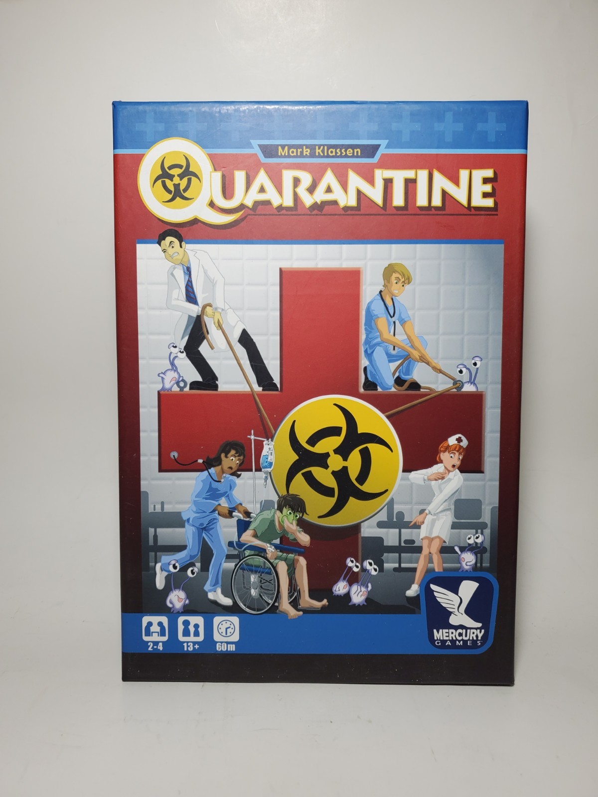 Quarantine Mercury Games Hospital Themed Board Game Complete N/M