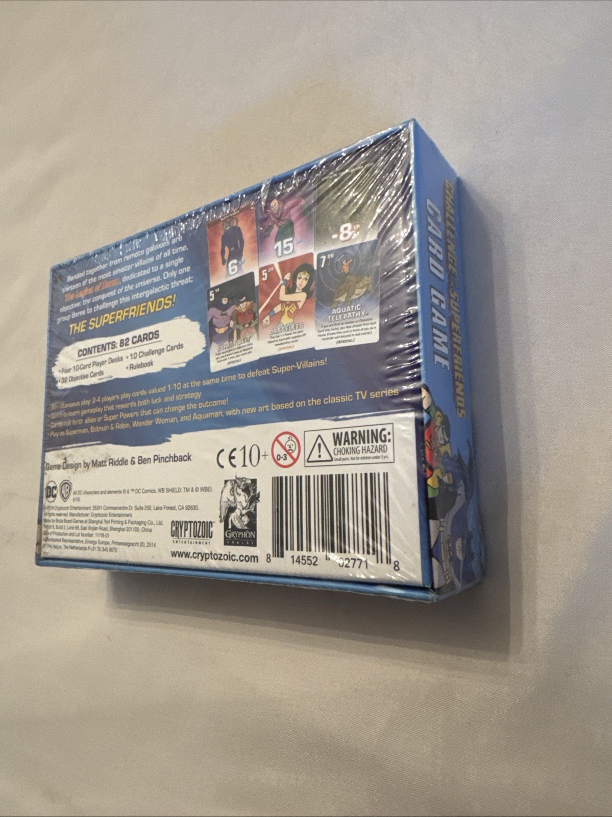 Challenge Of The Superfriends Card Game DC Comics Superman Batman Brand New