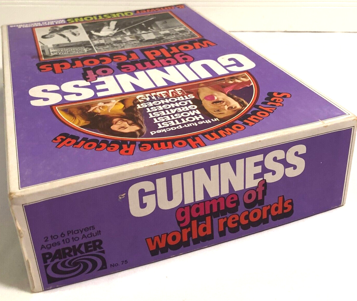 Guinness Game of World Records 1975 VTG Parker Brothers #75 Sterling Publishing