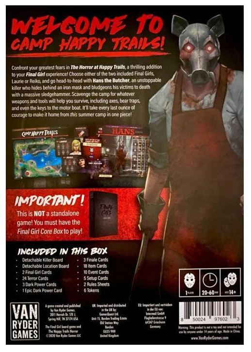Final Girl Core Box & The Happy Trails Horror S1 Feature Film Bundle.