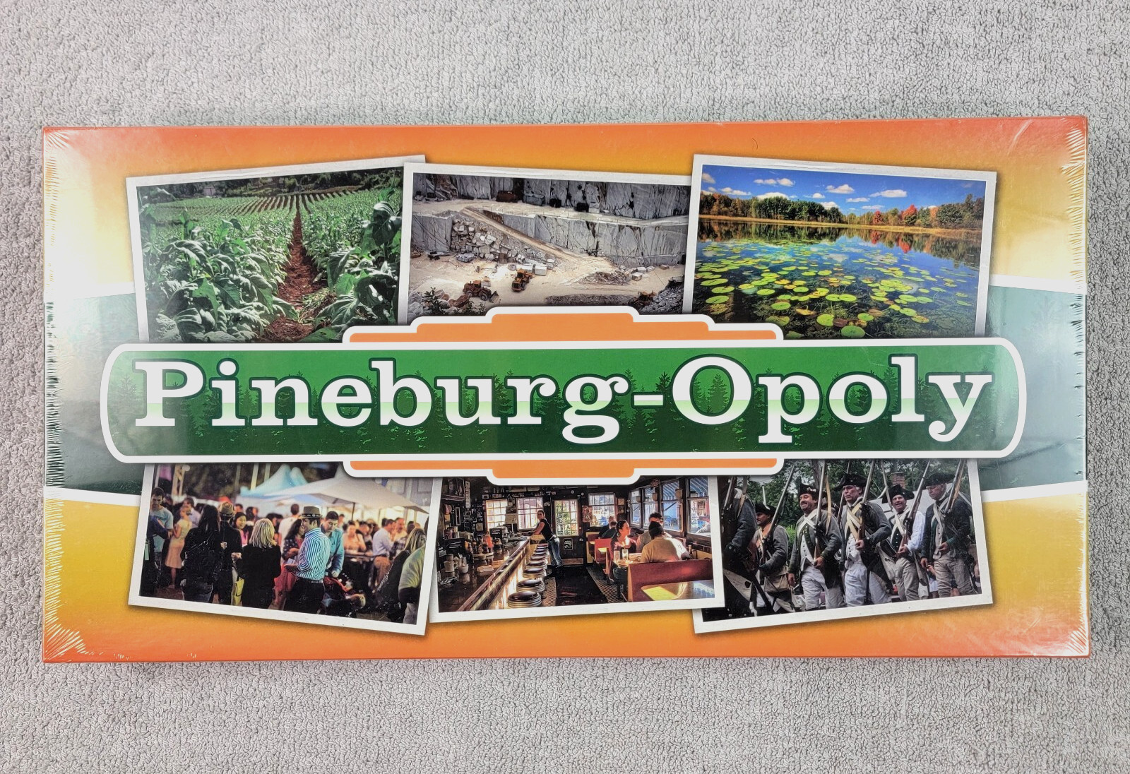 Pineburg-Opoly *Rock The Block!* Board Game 2 to 6 Players Ages 8 and Up -Sealed