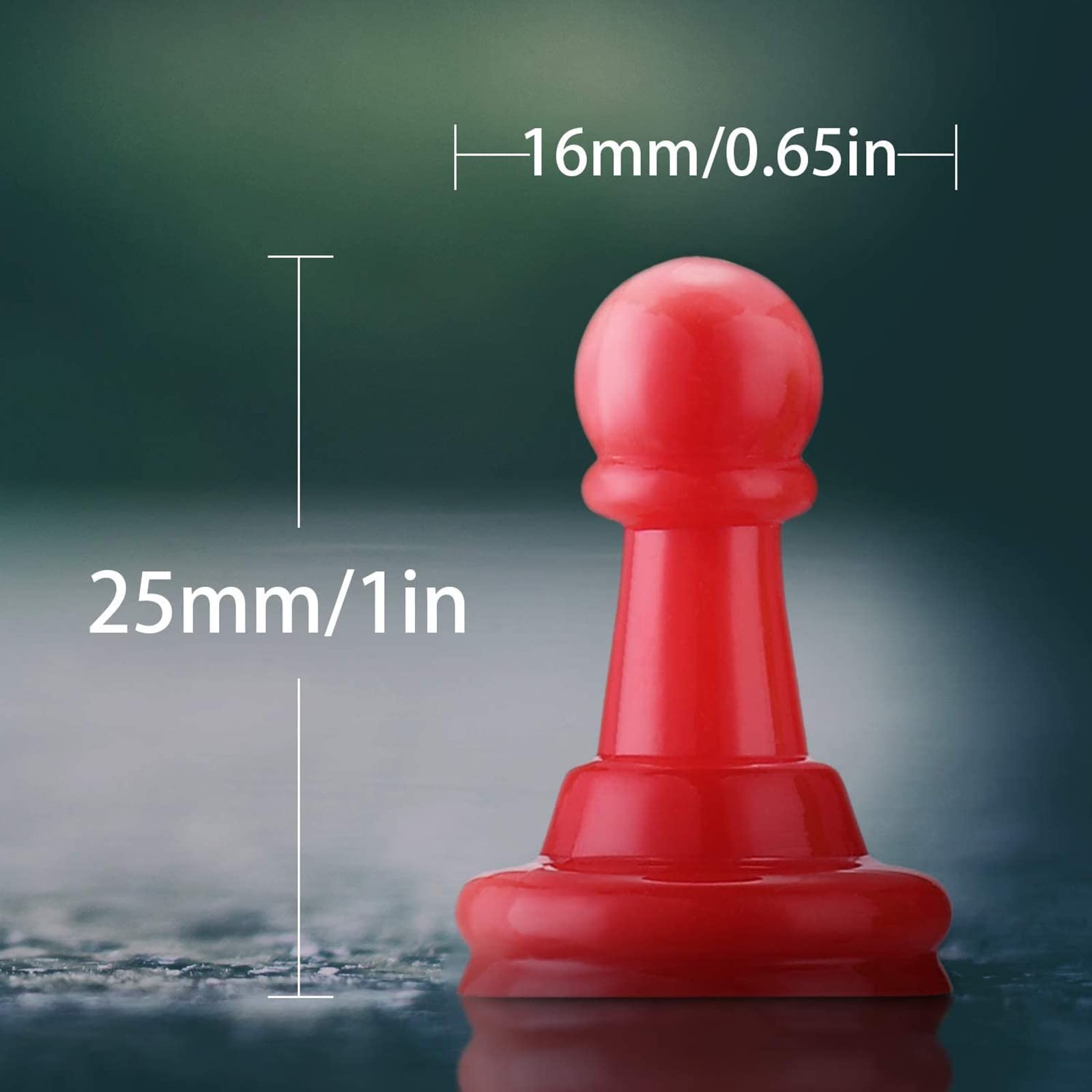 Hestya 96 Pcs Board Game Pieces Multicolor Plastic Pawn Small,